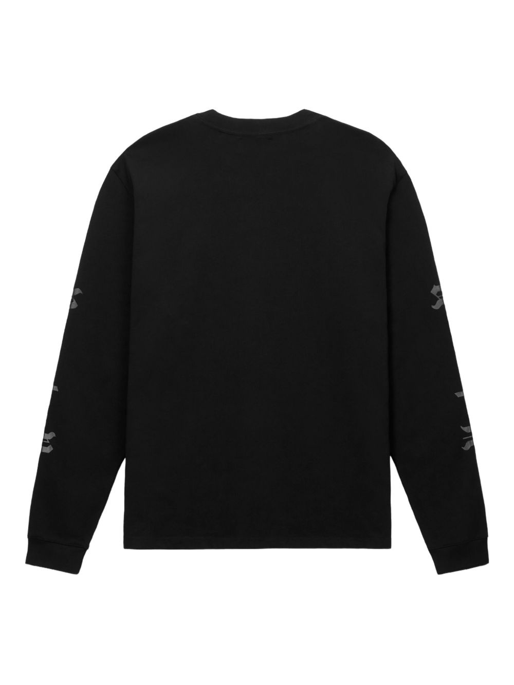 long-sleeve gothic-print t-shirt - 2