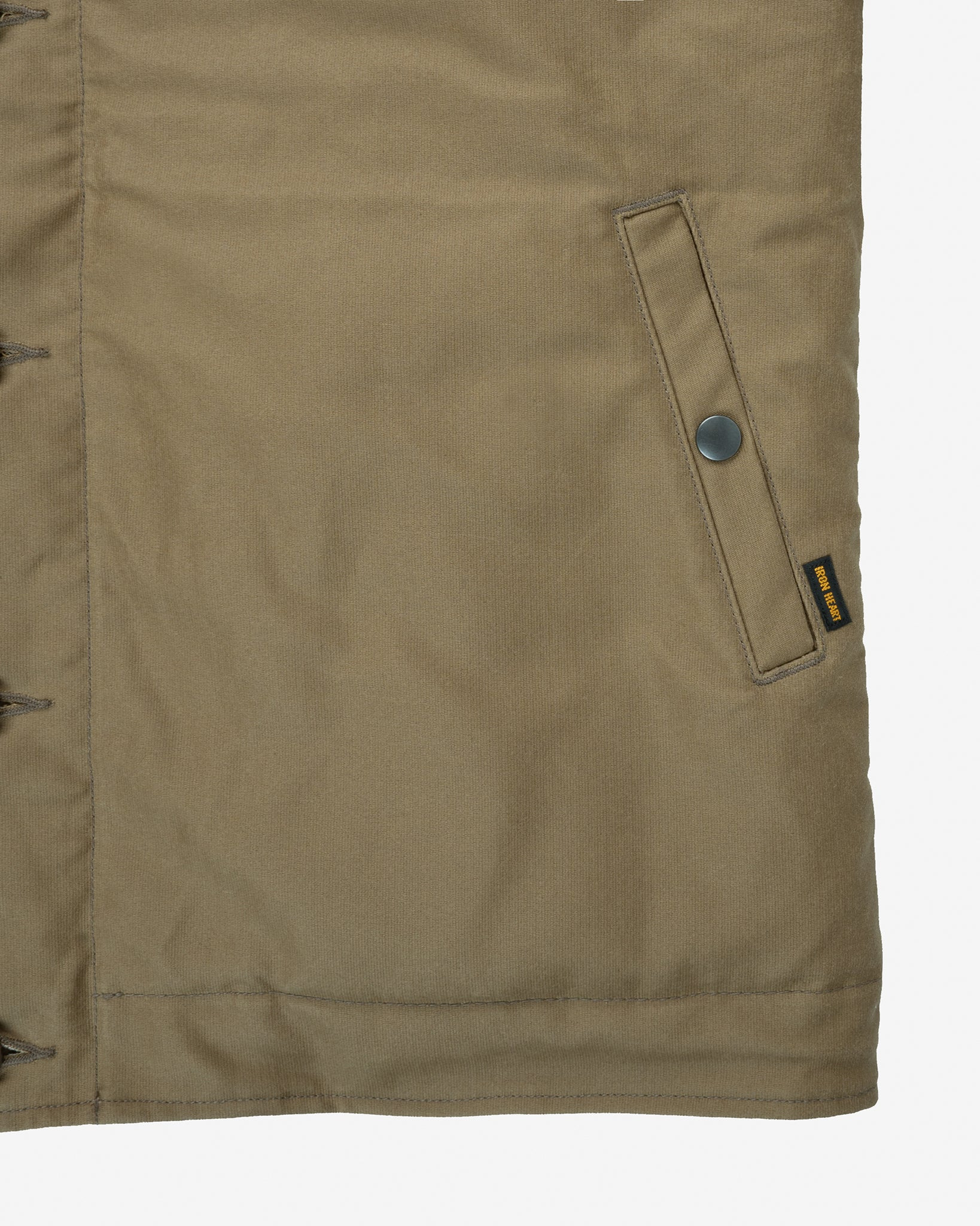 IHM-37-KHA Oiled Whipcord N1 Deck Jacket - Khaki - 11