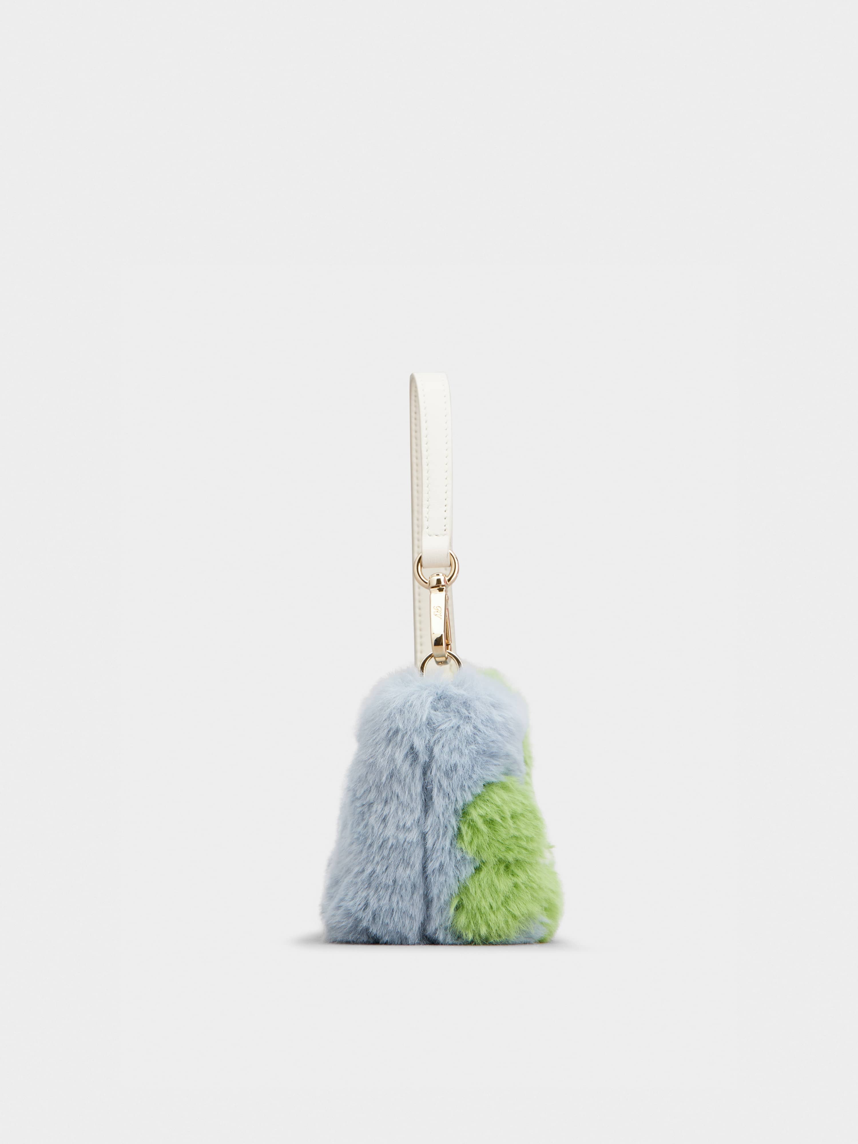 RV Nightlily Charm Micro Bag in Faux Fur - 3