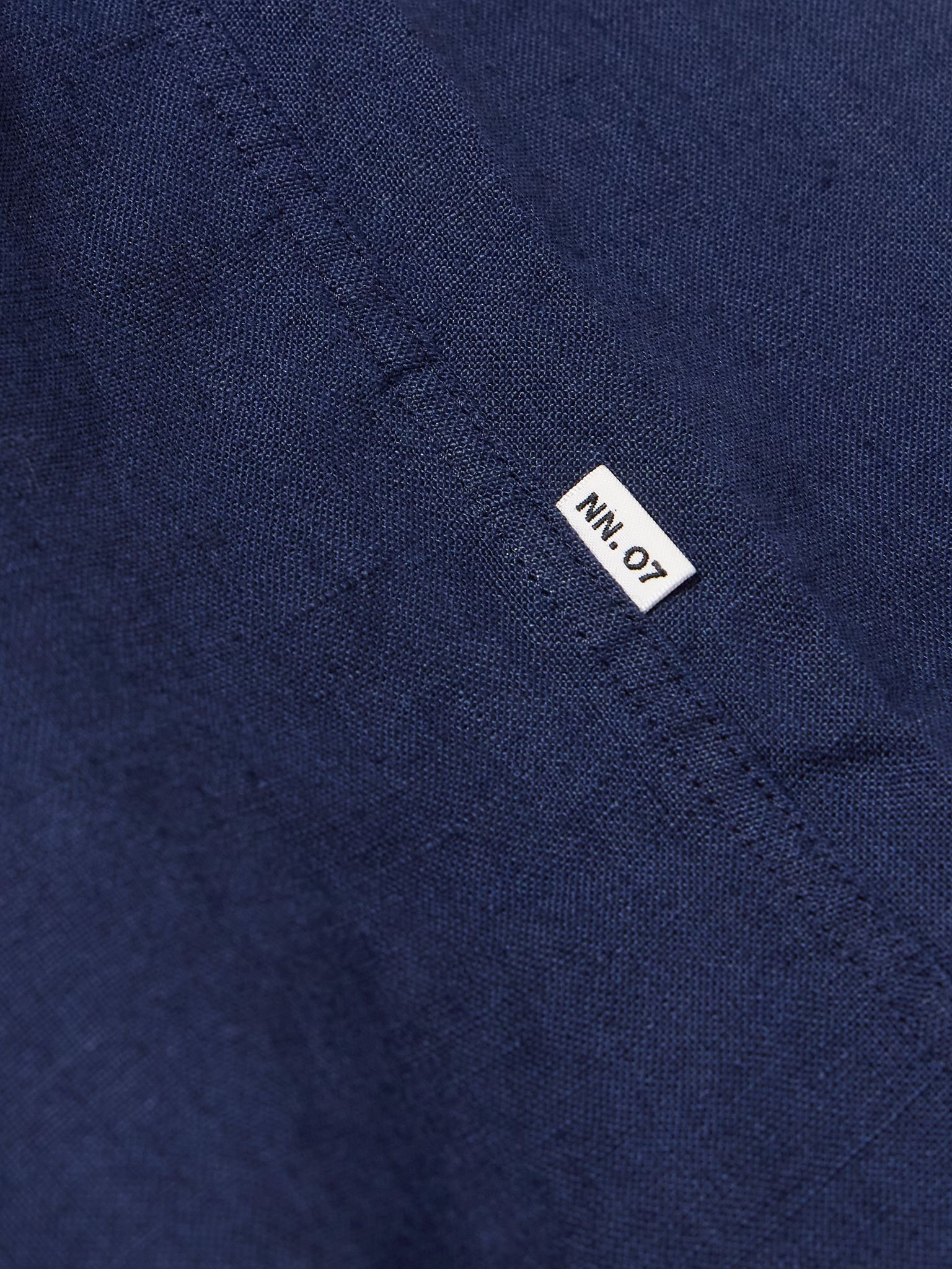 Enzo 5708 Linen Shirt Navy - 5