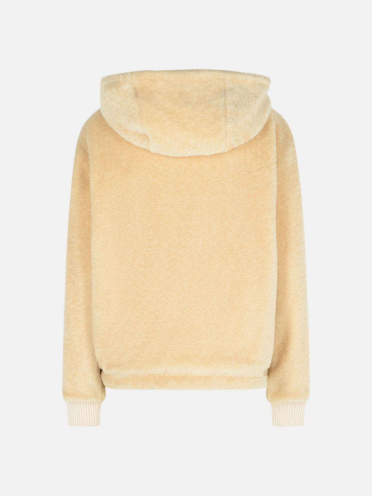 REVERSIBLE JACKET IN CREAM COTTON BLEND - 3