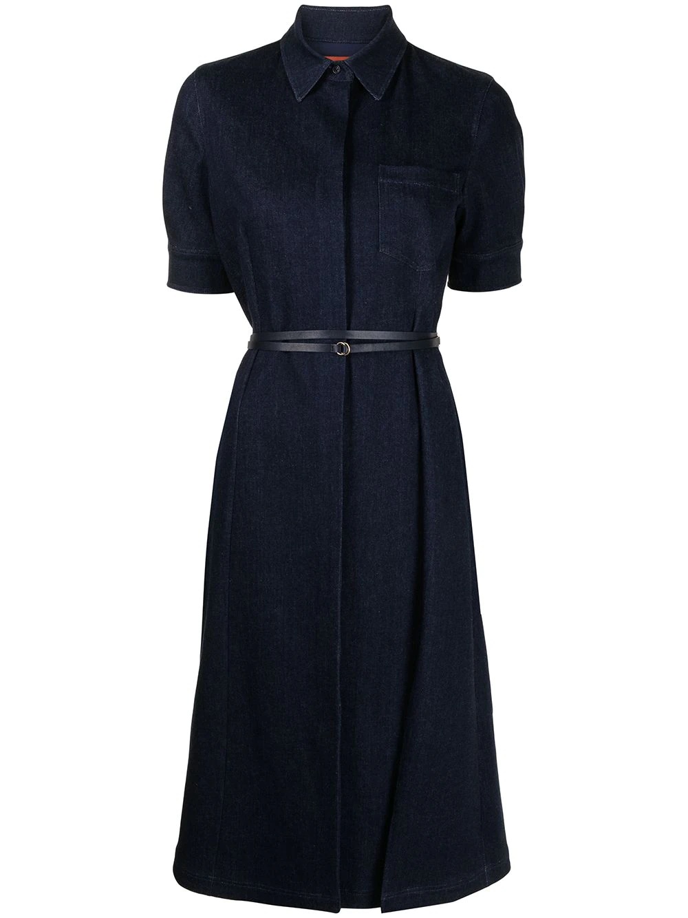 Kieran belted denim shirtdress - 1