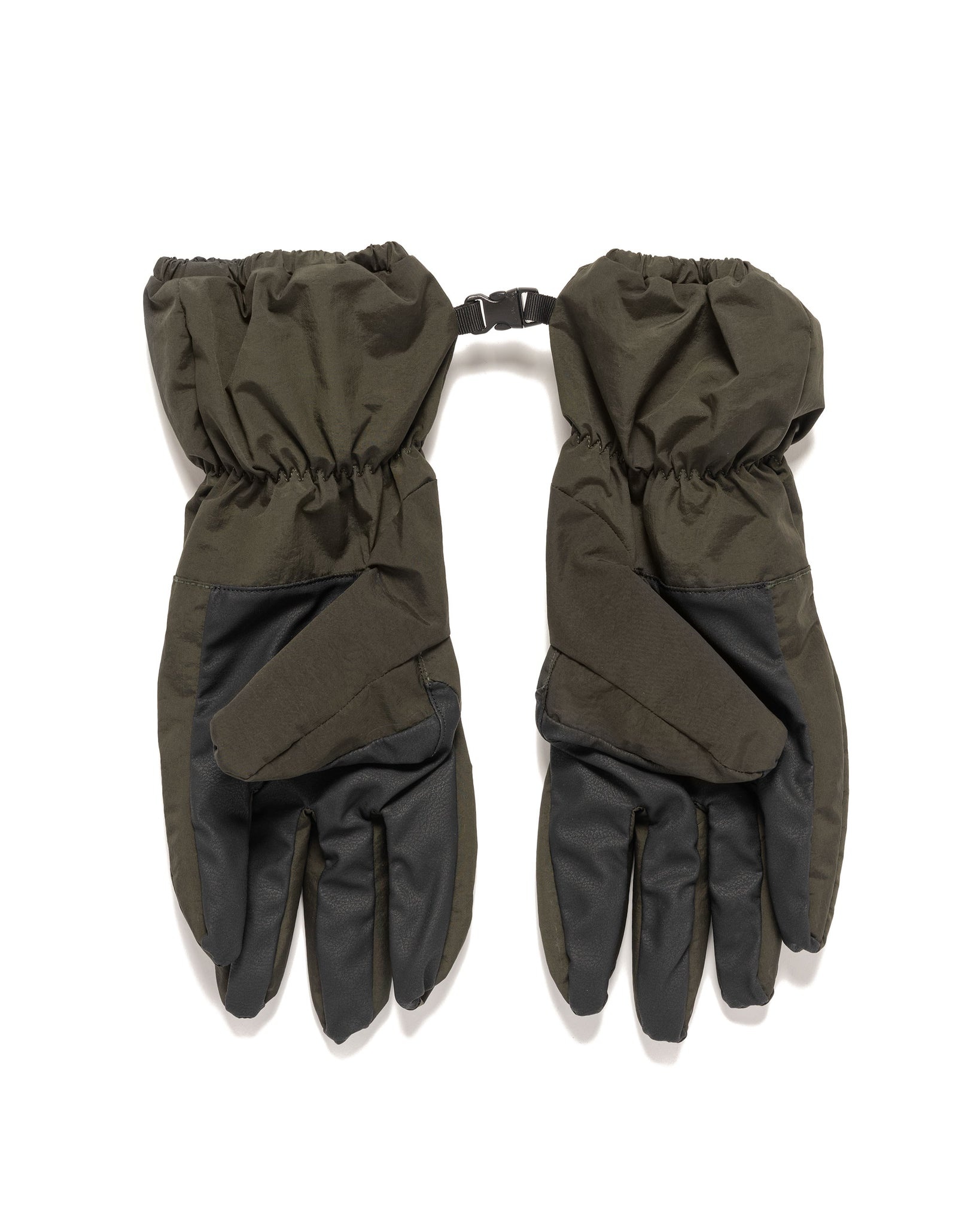 Stone Island Nylon Metal Gloves In Econyl Regenerated Nylon Olive 