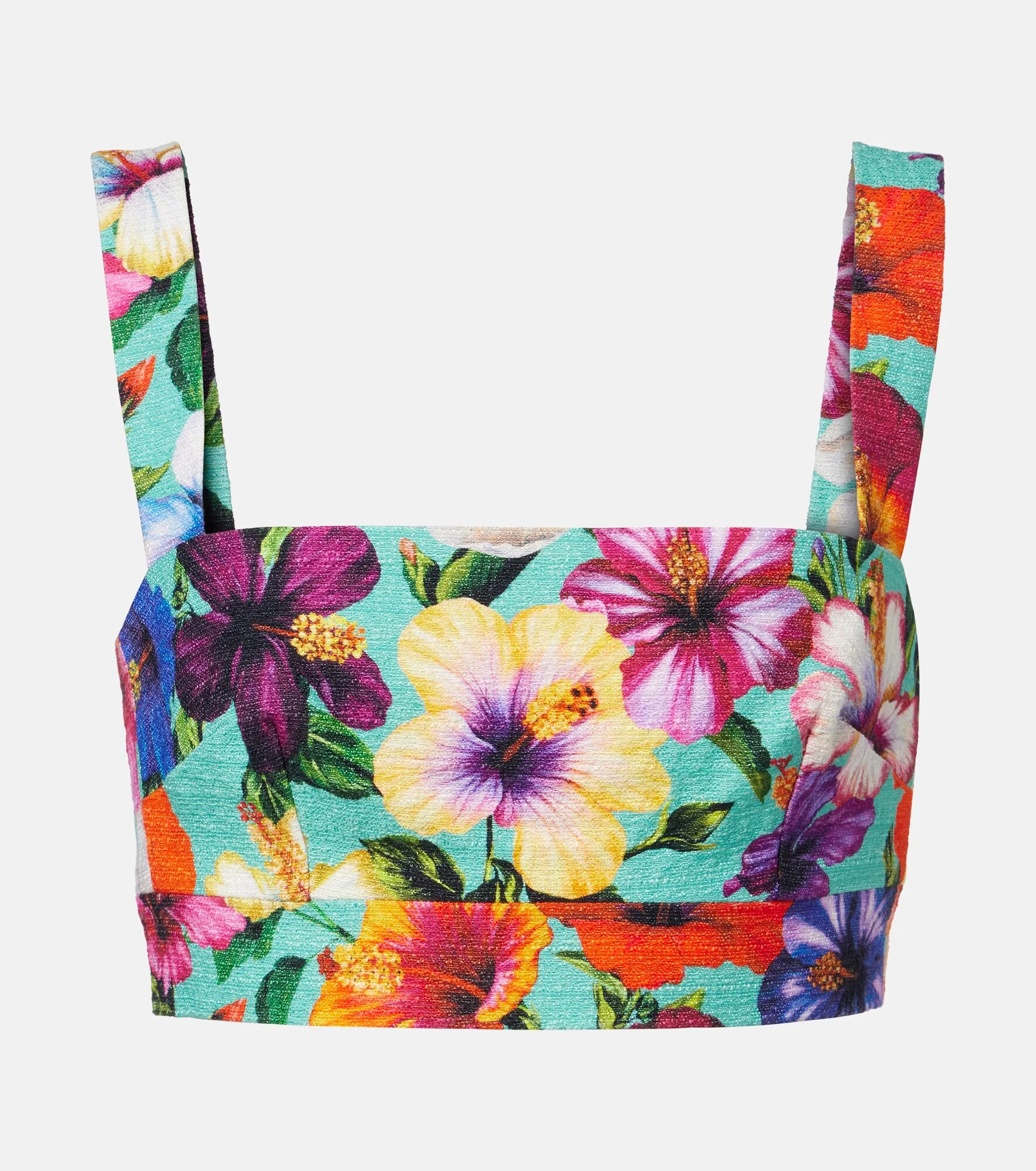 Floral crop top - 1
