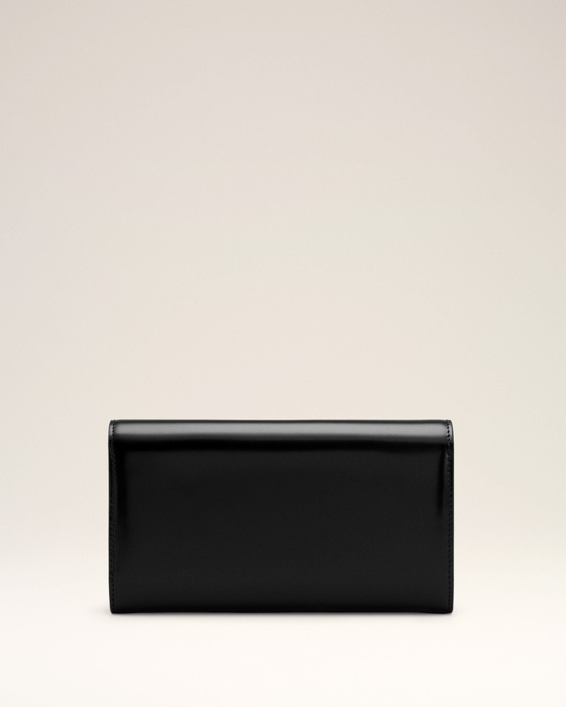 AMI Paris BLACK COW LEATHER PARIS PARIS CONTINENTAL WALLET outlook