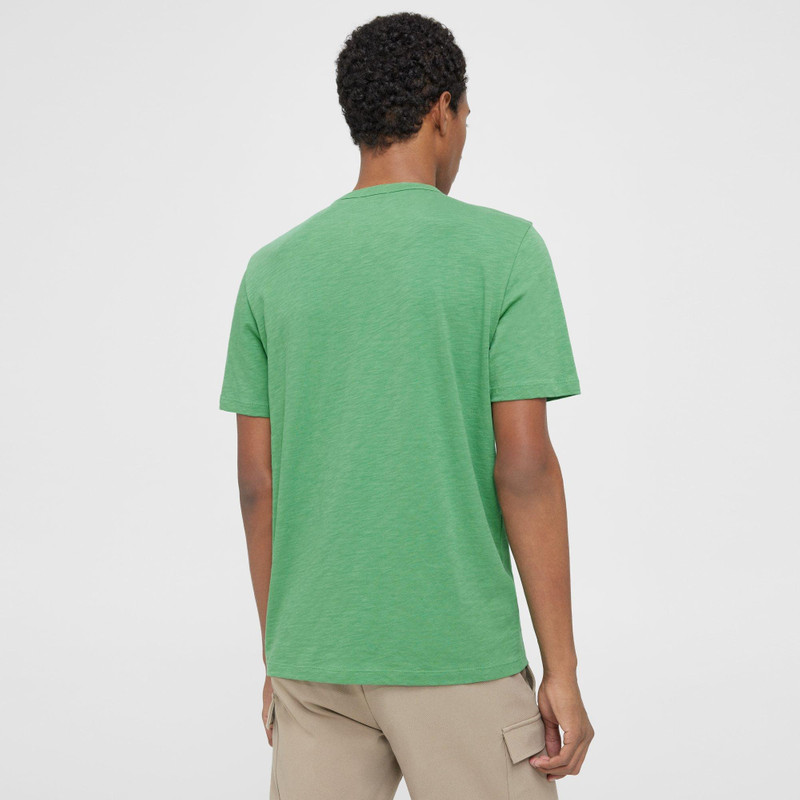Theory Essential Tee in Cosmos Slub Cotton outlook