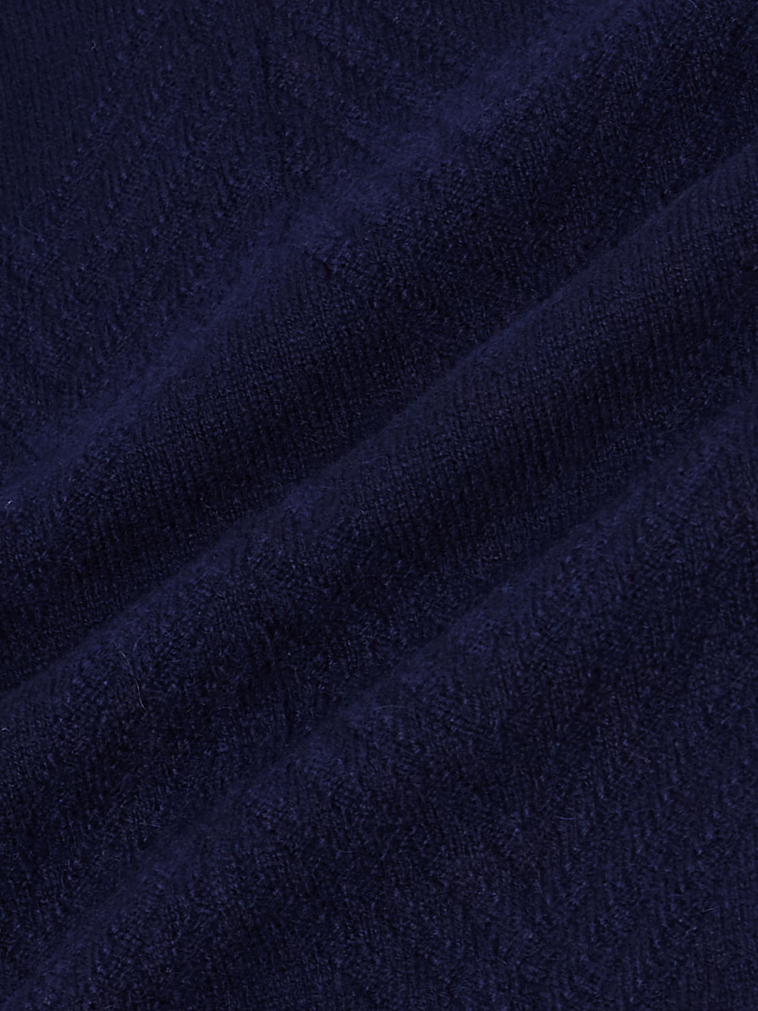 Jacquard-Knit Cashmere Mock-Neck Sweater Navy - 4