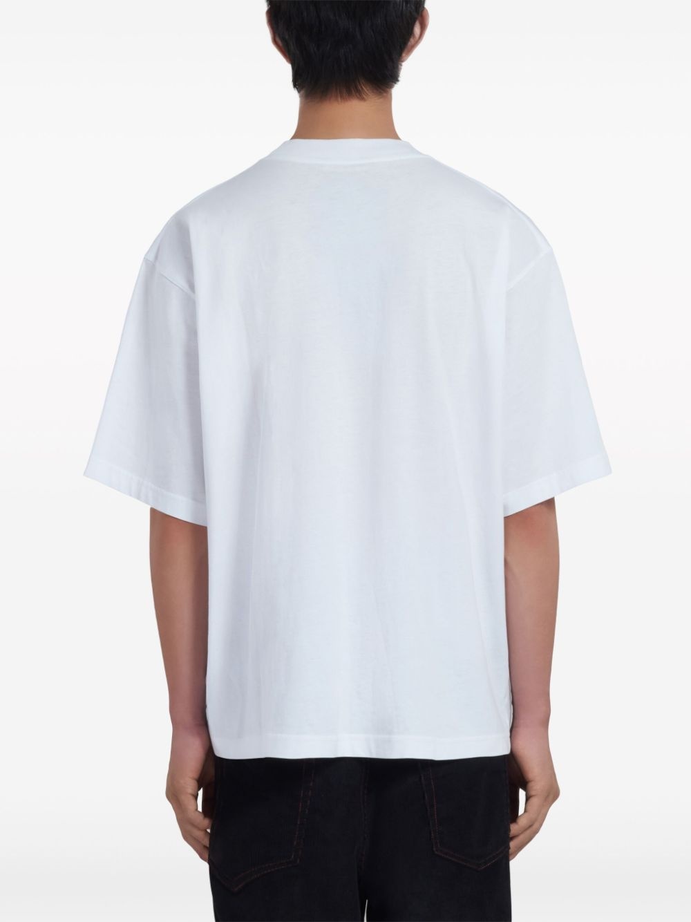 logo-print cotton T-shirt - 4
