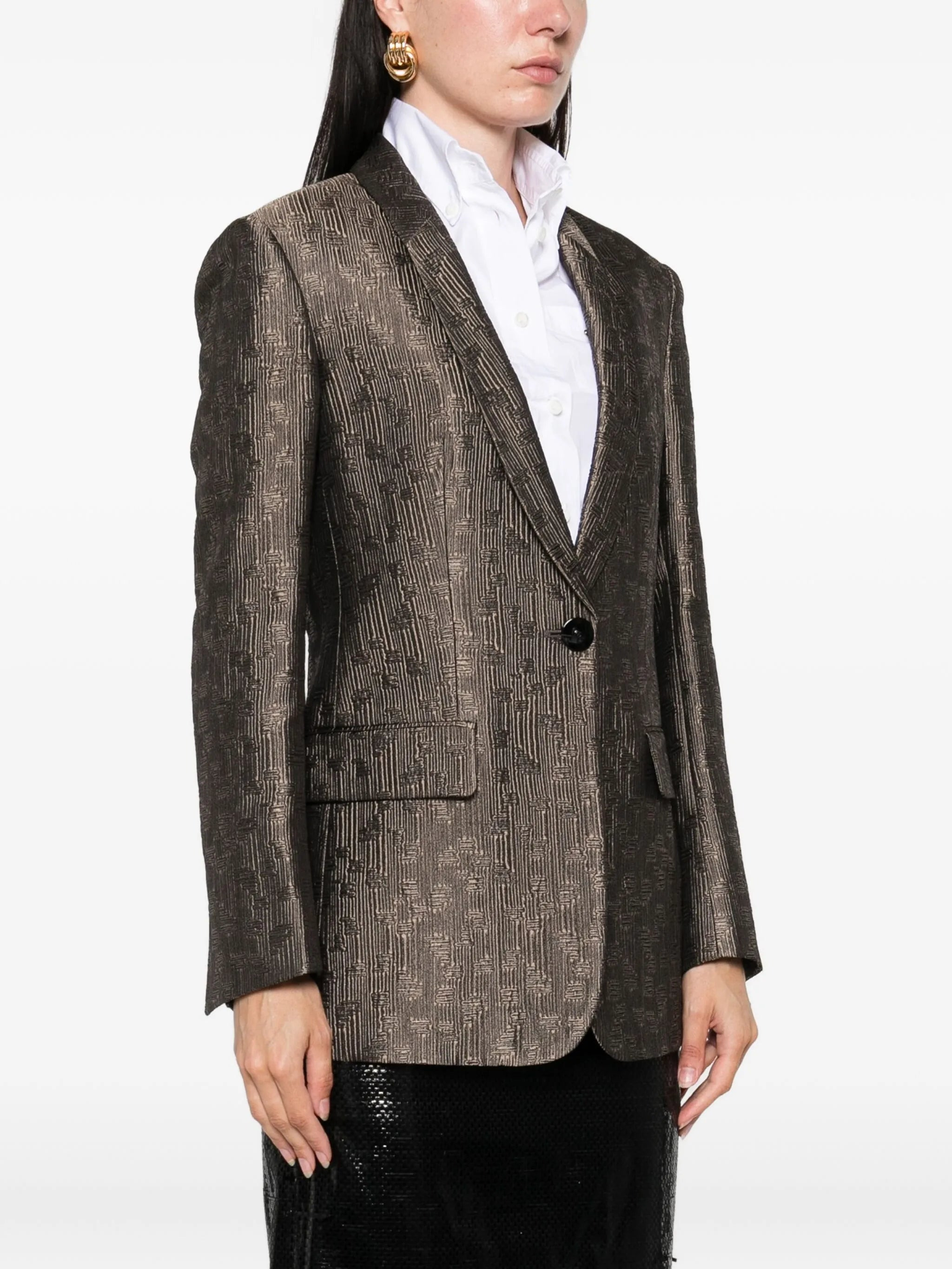 Giorgio Armani Single-button Blazer - 3