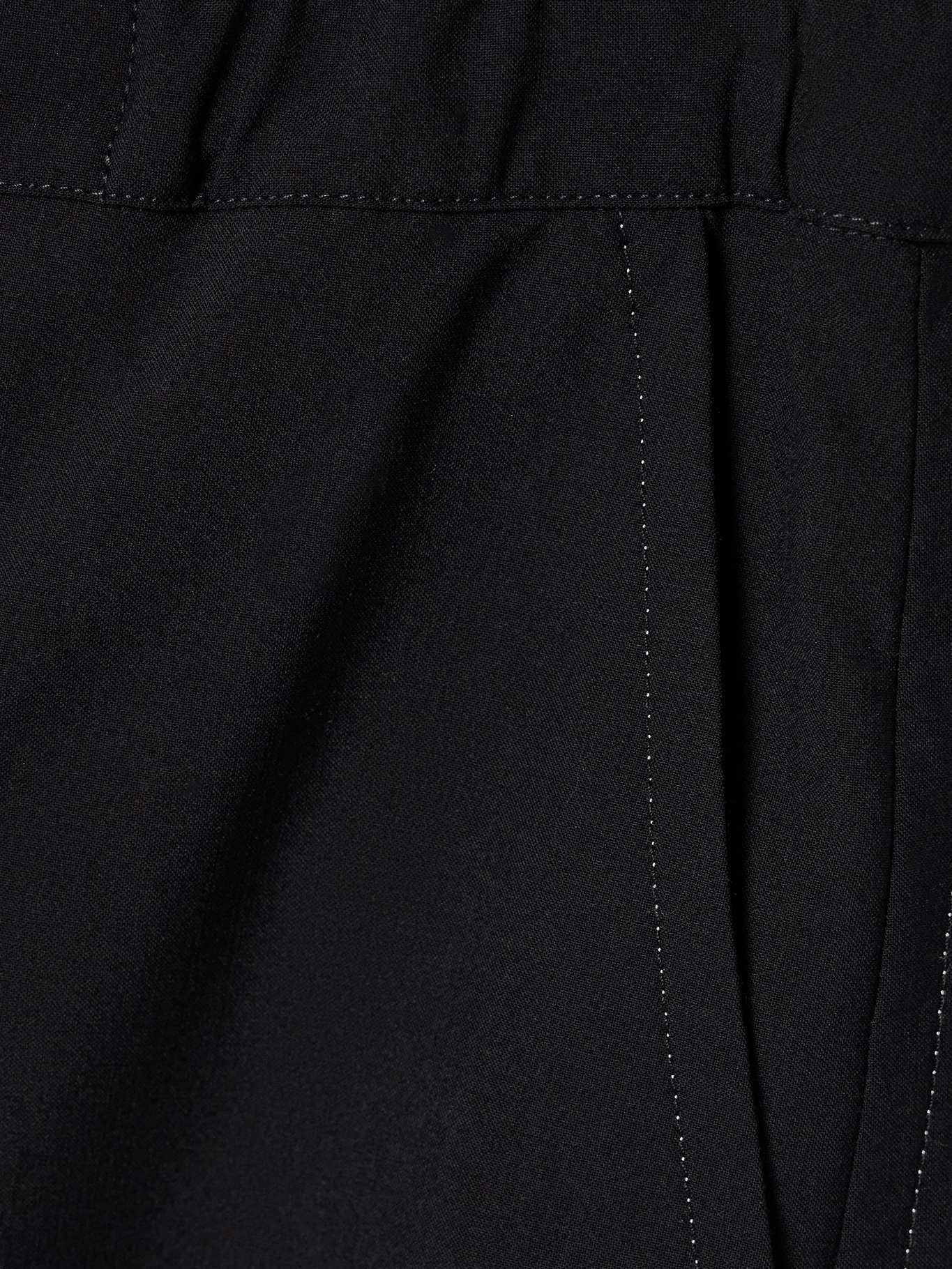 Crepe straight-leg pants - 5