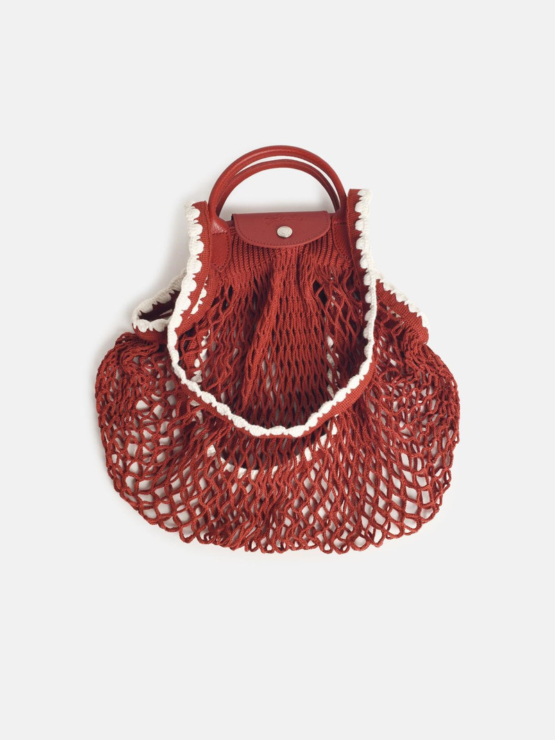Longchamp 'L LE PLIAGE' MESH BAG IN TERRACOTTA TELA outlook