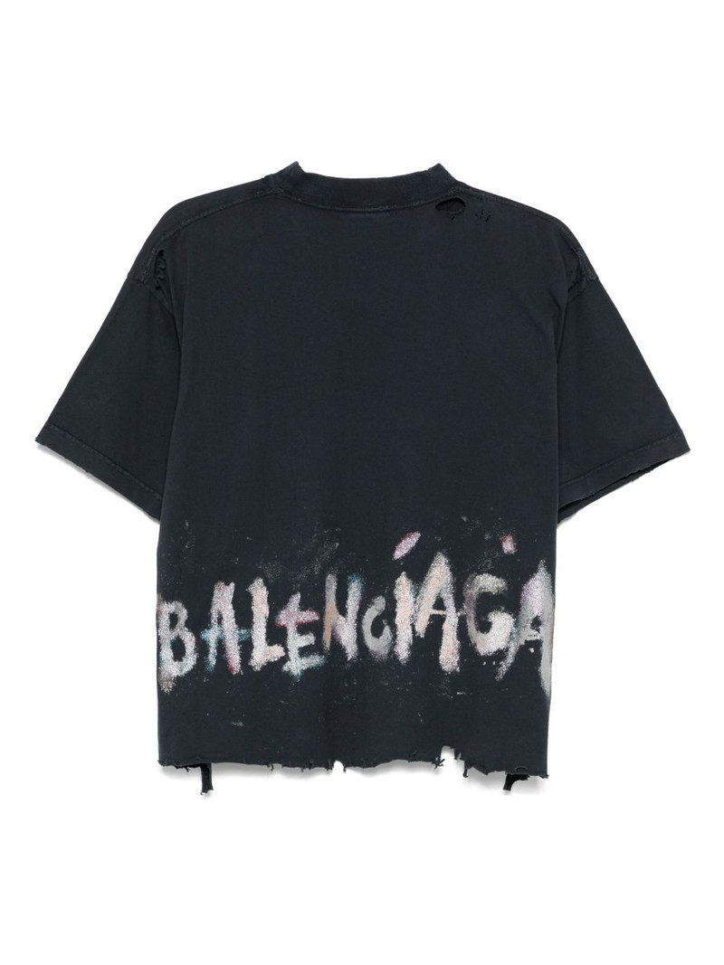 BALENCIAGA faded T-shirt outlook