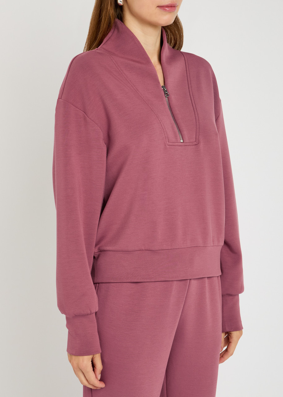 Varley Davidson Half-zip Stretch-jersey Sweatshirt - 2