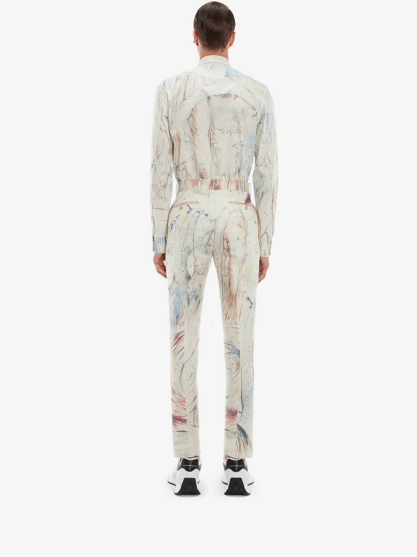 William Blake Dante Print Shirt in Multicolor - 4