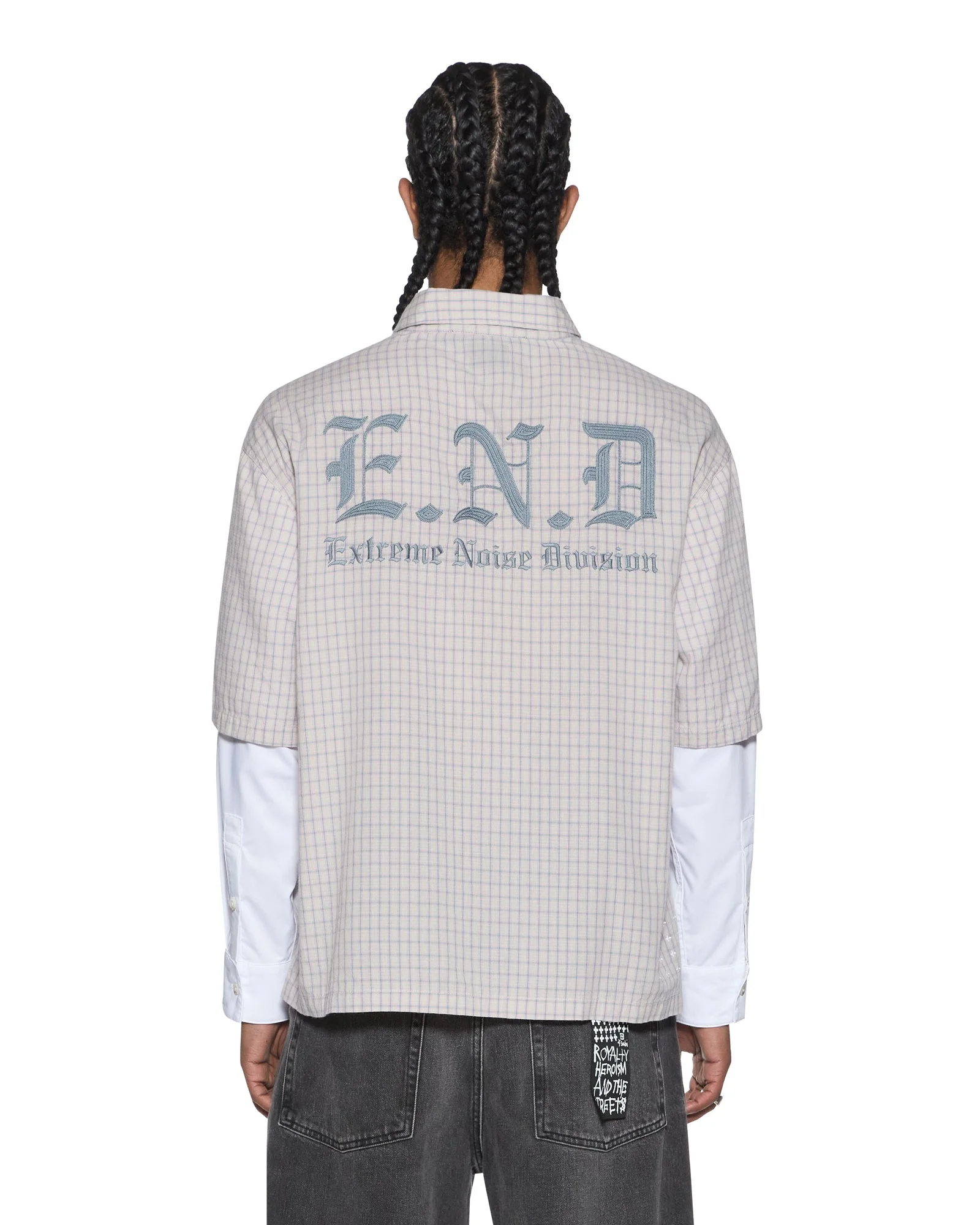 E.N.D BUTTON LAYER LS SHIRT CHECK - 1