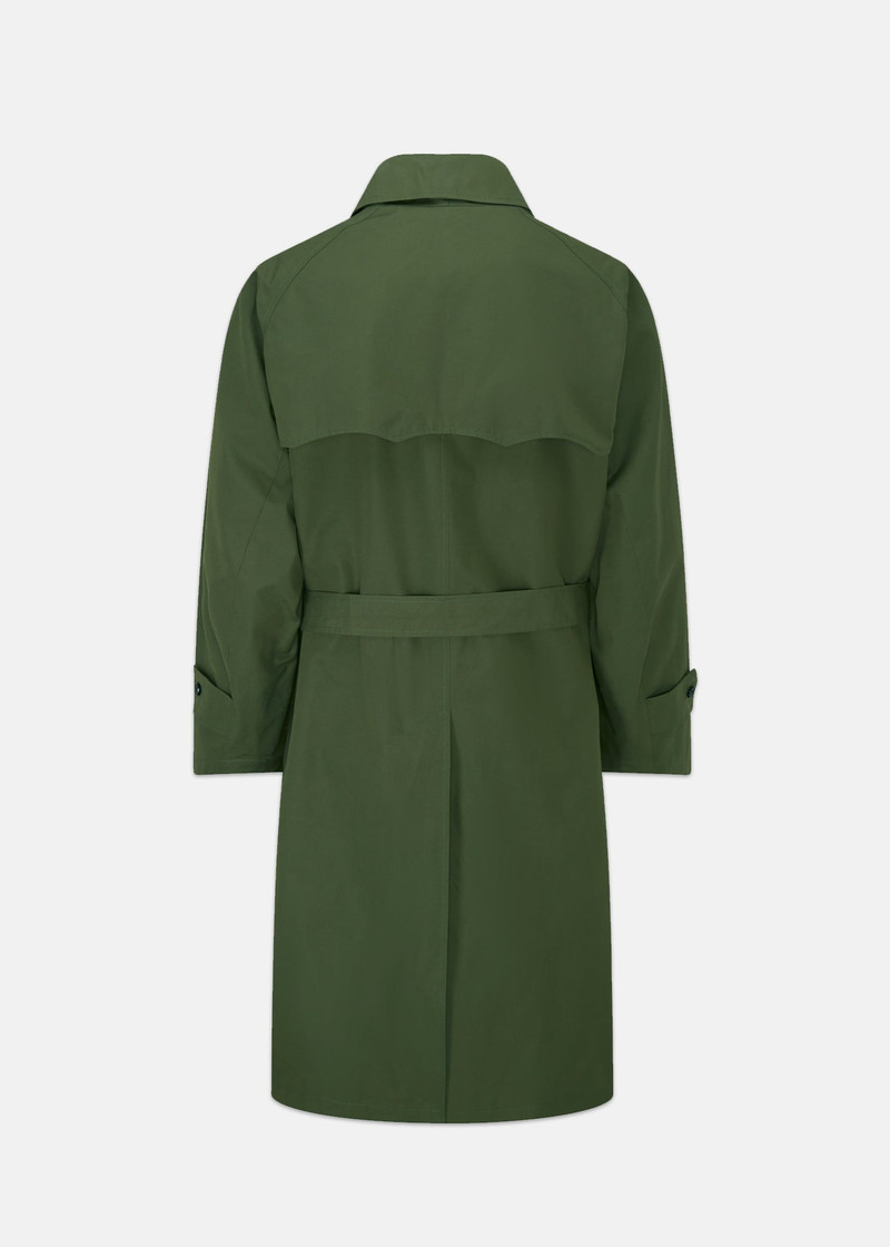 GLOVERALL Men's Palmer Rain Mac Olive outlook