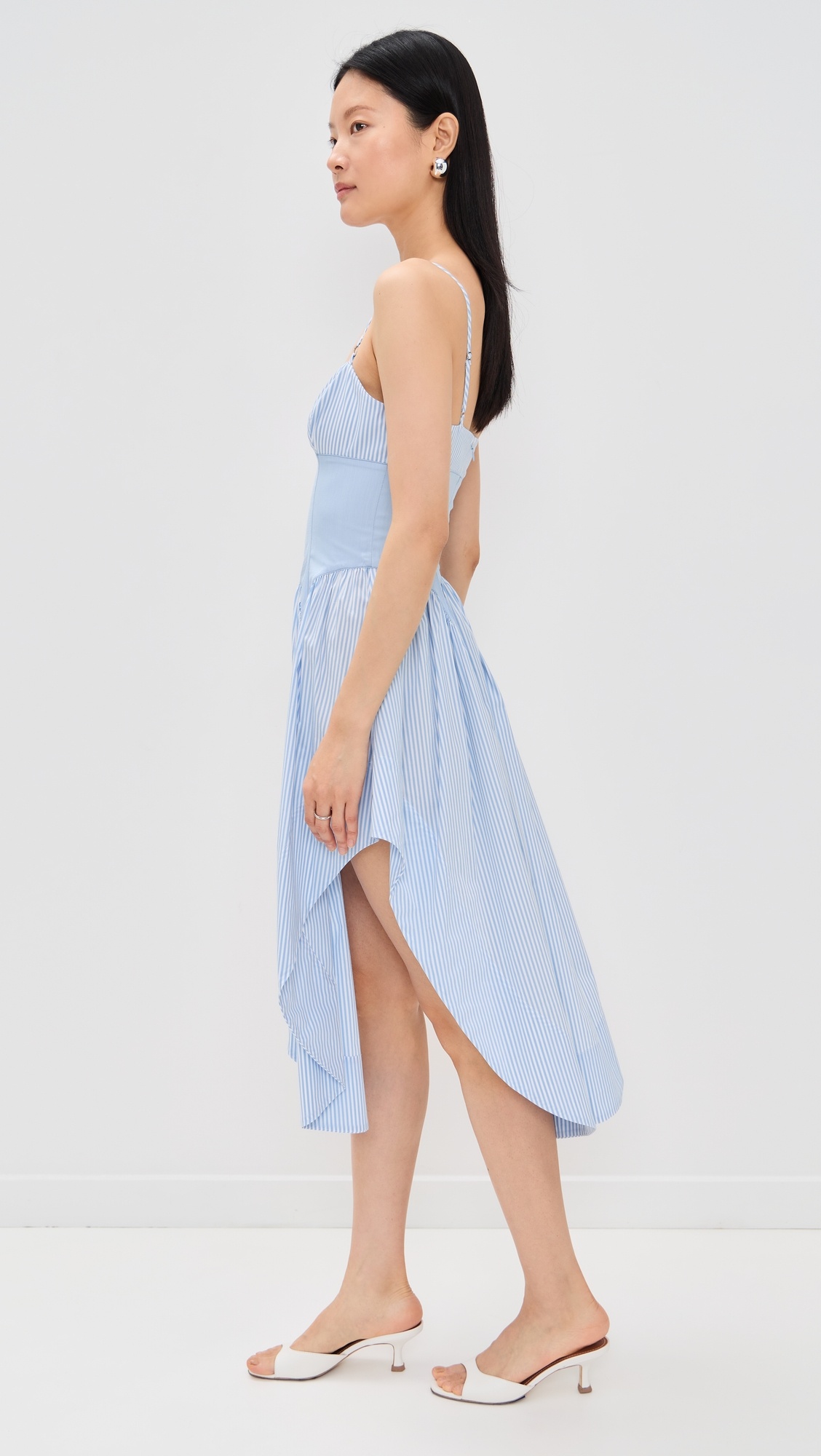 Poplin Cupped Midi Dress - 3