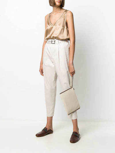 Brunello Cucinelli sleeveless v-neck top outlook