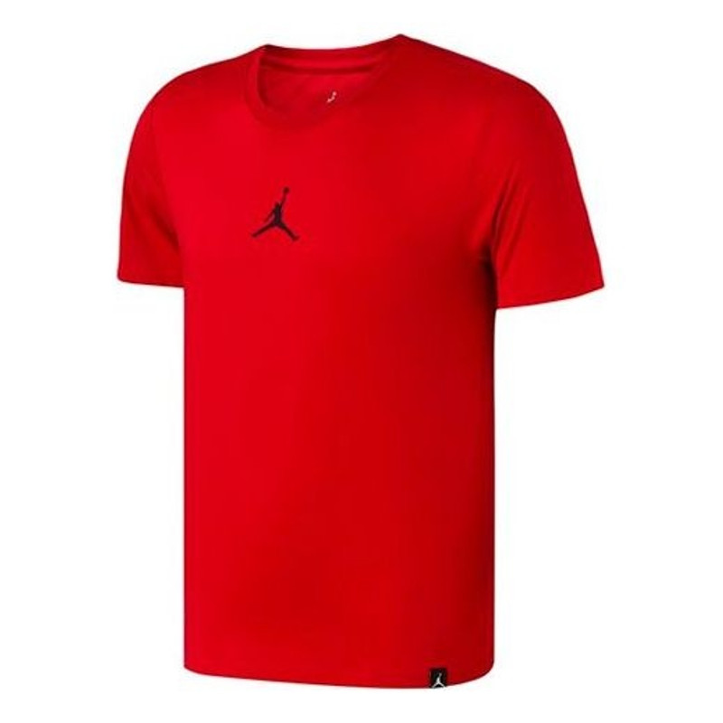 Air Jordan Iconic Quick Dry Training Sports Short Sleeve Red AR7416-688 - 1