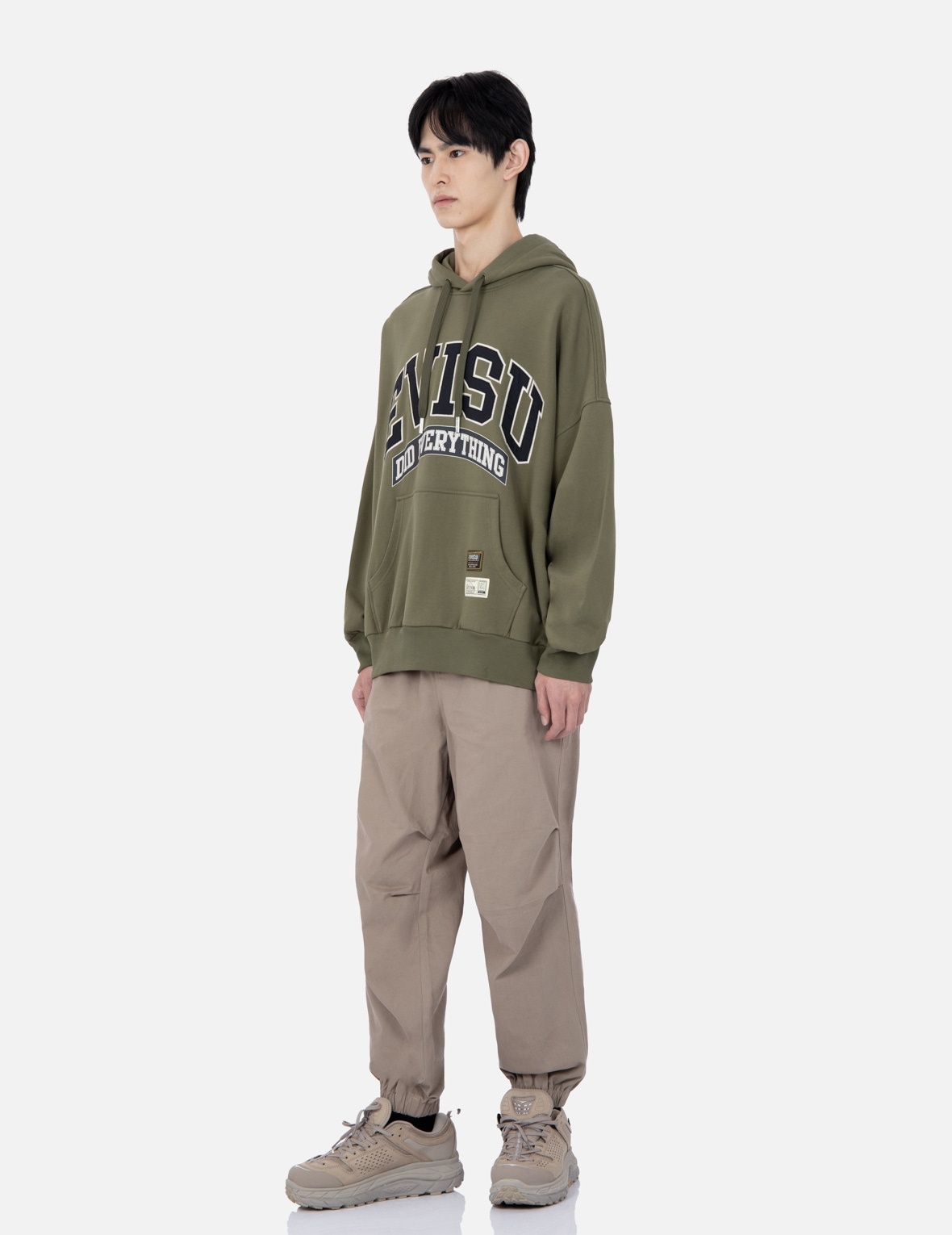 RETRO LOGO PRINT OVERSIZED HOODIE - 3