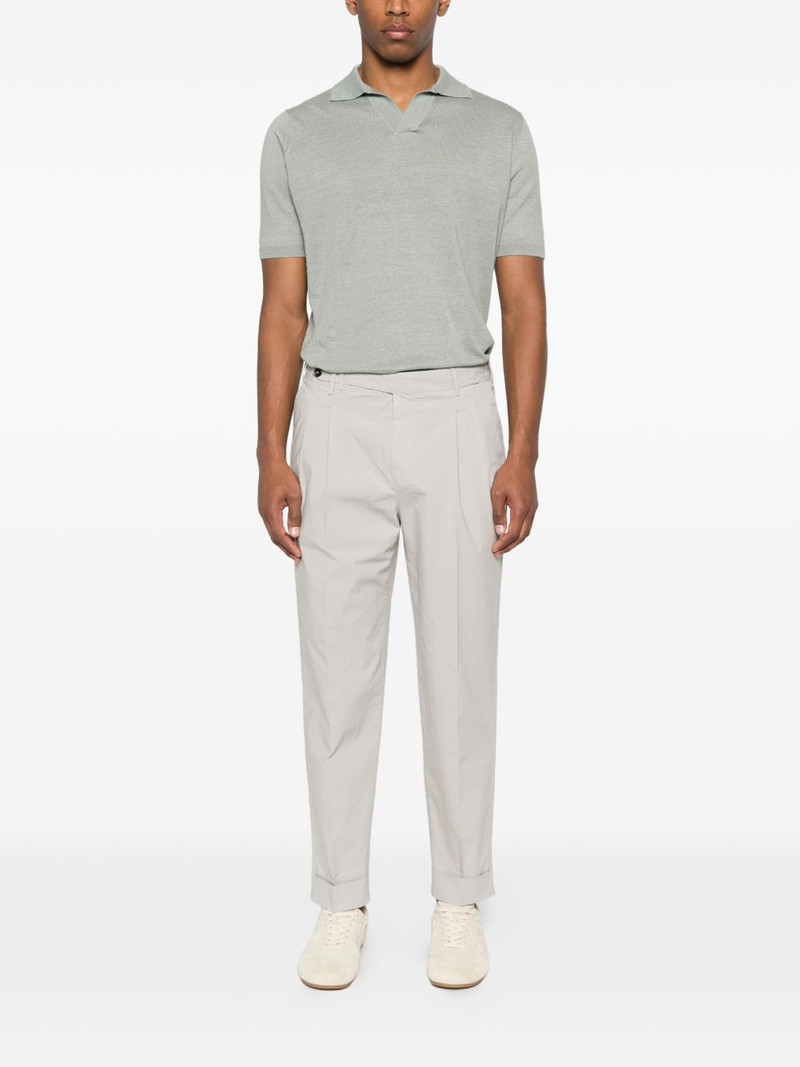 LARDINI collared short-sleeve T-shirt outlook