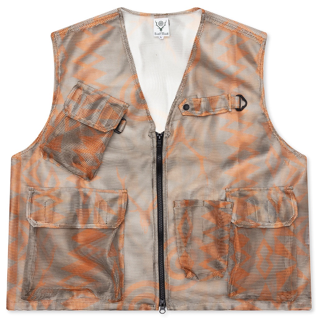 HEAVYWEIGHT MESH BUSH TREK VEST - NATIVE SAND/TAUPE - 1