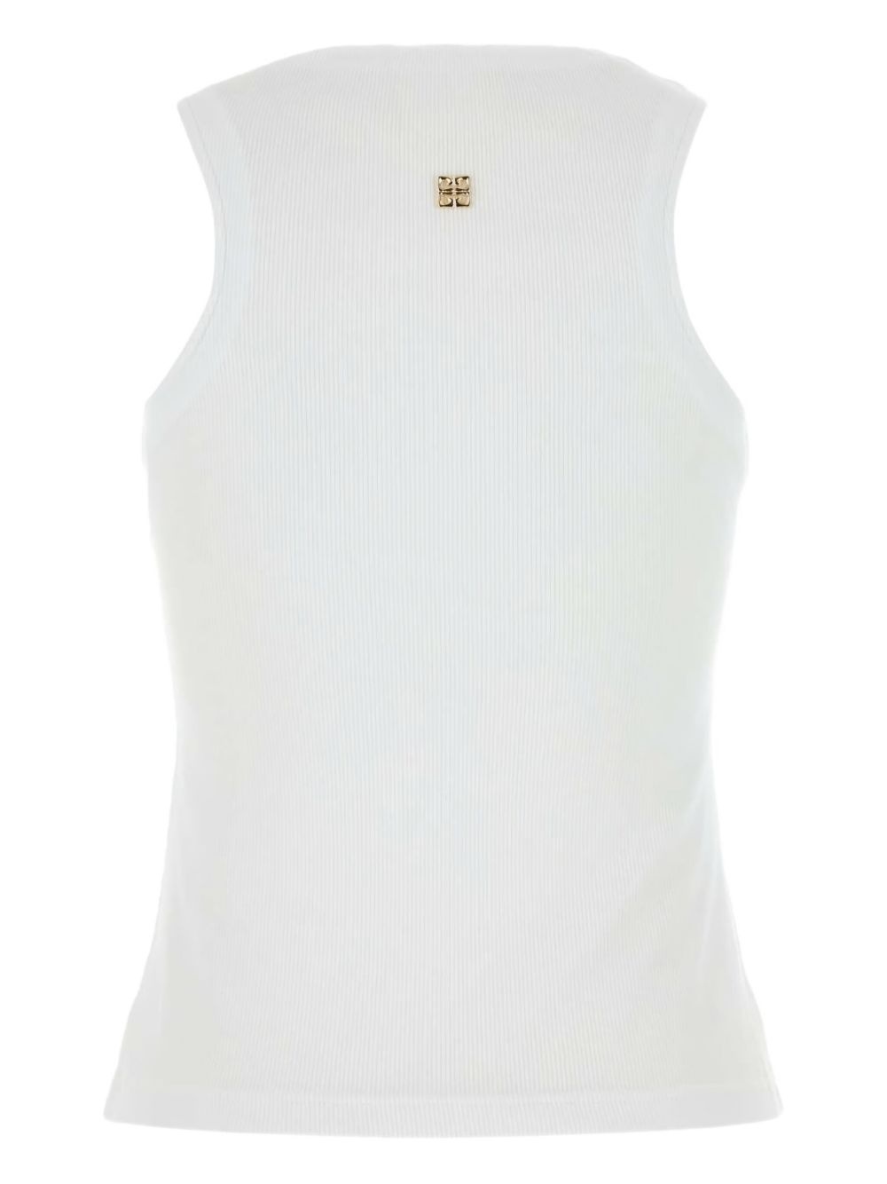 lace-up tank top - 2