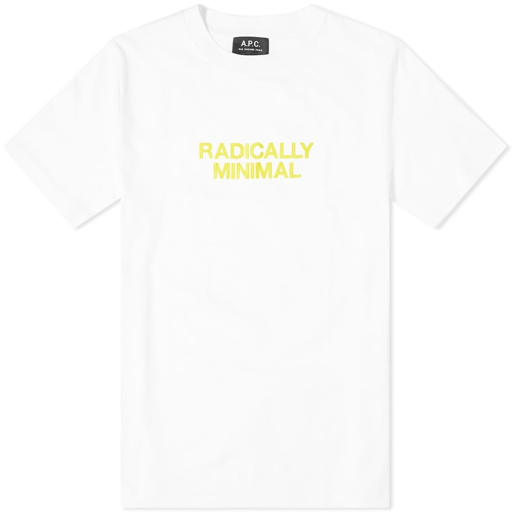 A.P.C. Radically Minimal Tee - 1