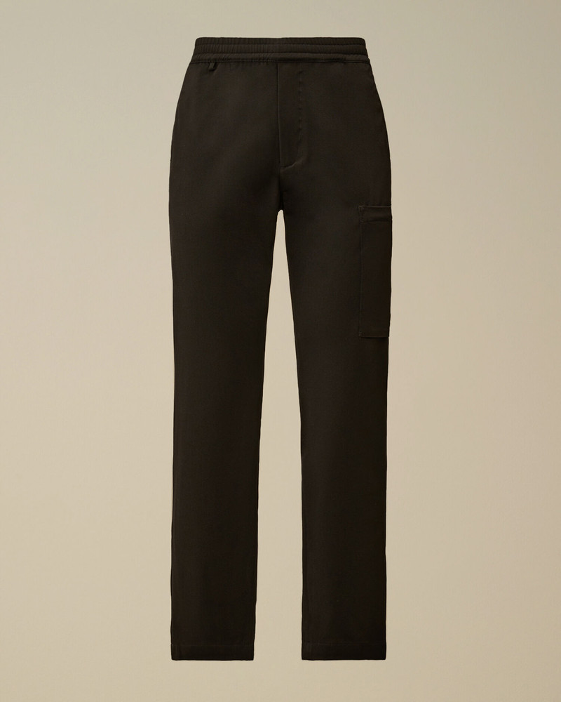 Wool Gabardine Regular Cargo Pants 1