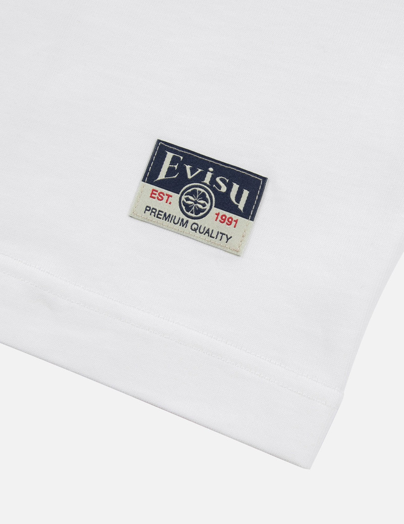 KAMON AND SEAGULL PATCHWORK APPLIQUÉ LOOSE FIT T-SHIRT 11