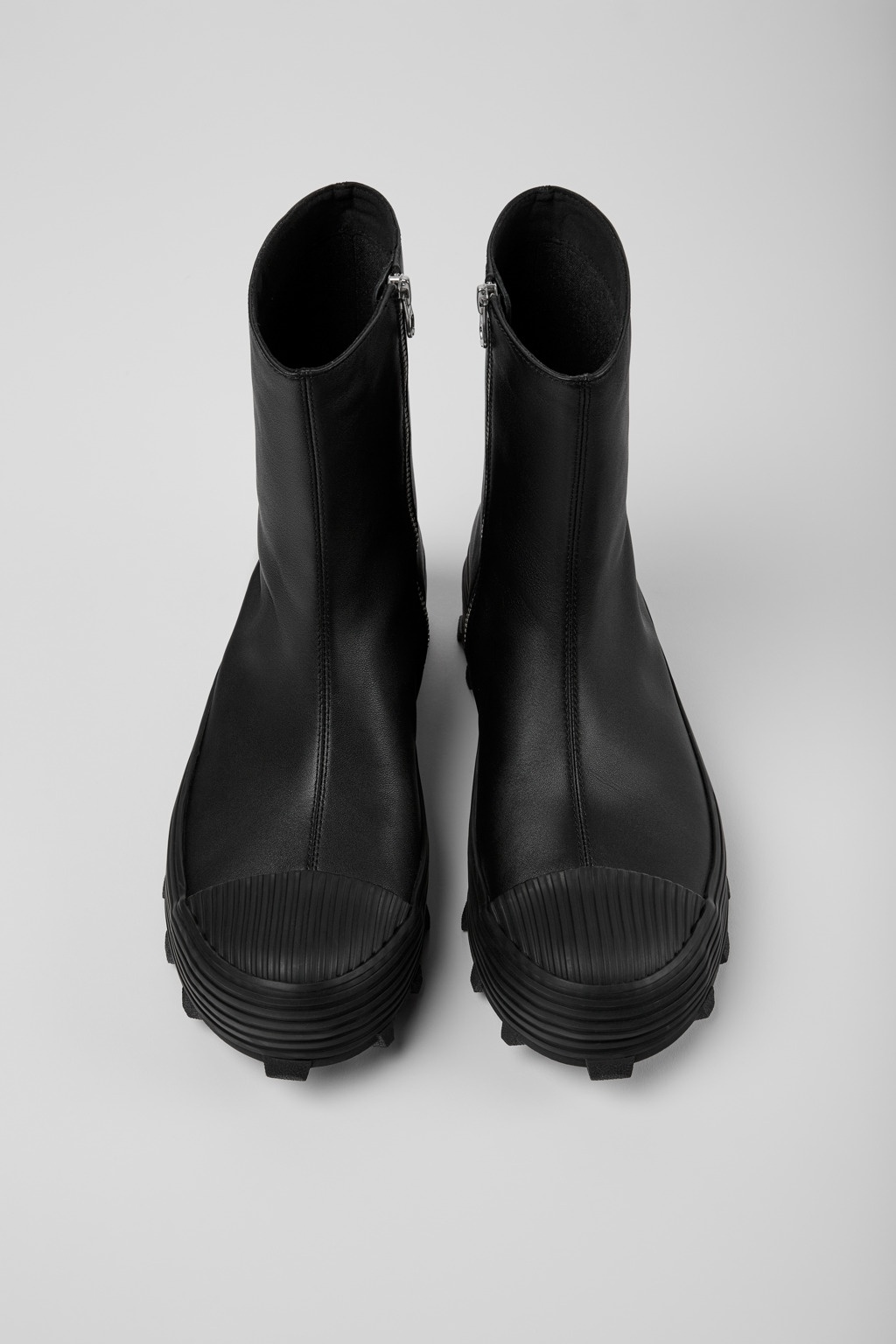 Black Leather Boots - 4