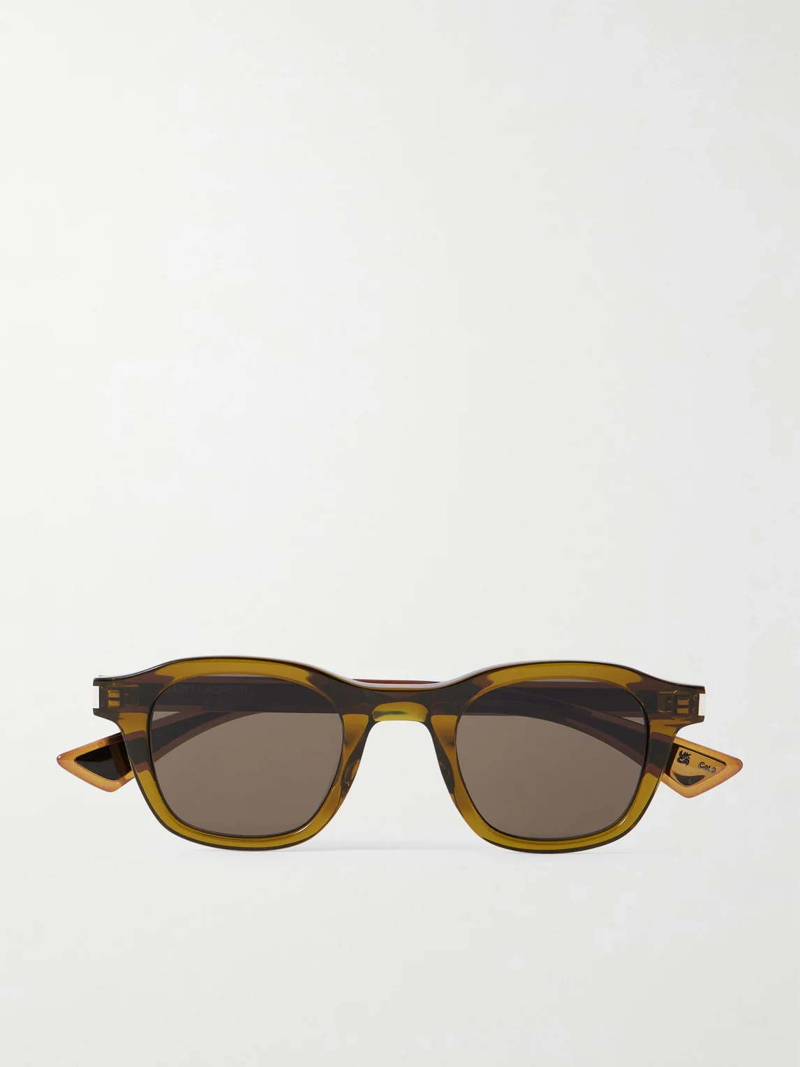 Round-Frame Acetate Sunglasses - 1