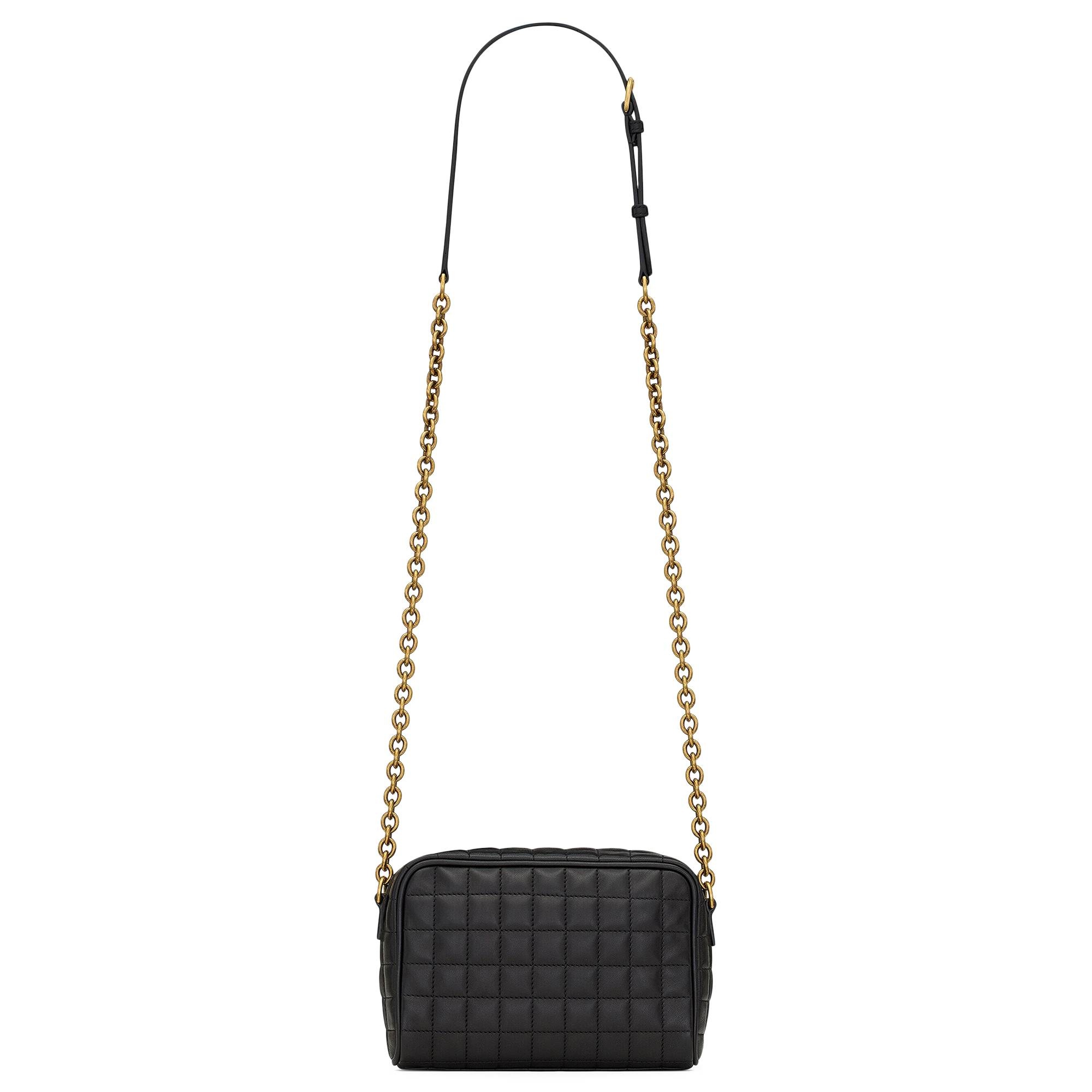 Saint Laurent Mini Cassandre Carré Camera Bag 'Black' - 2