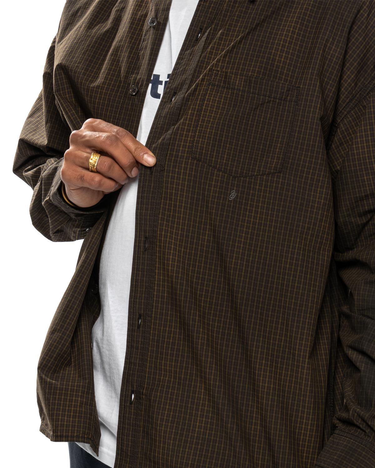 トップス STUSSY CLASSIC LS SHIRT SPRAYED Classic LS Shirt Sprayed – Blue | Tops | Stüssy