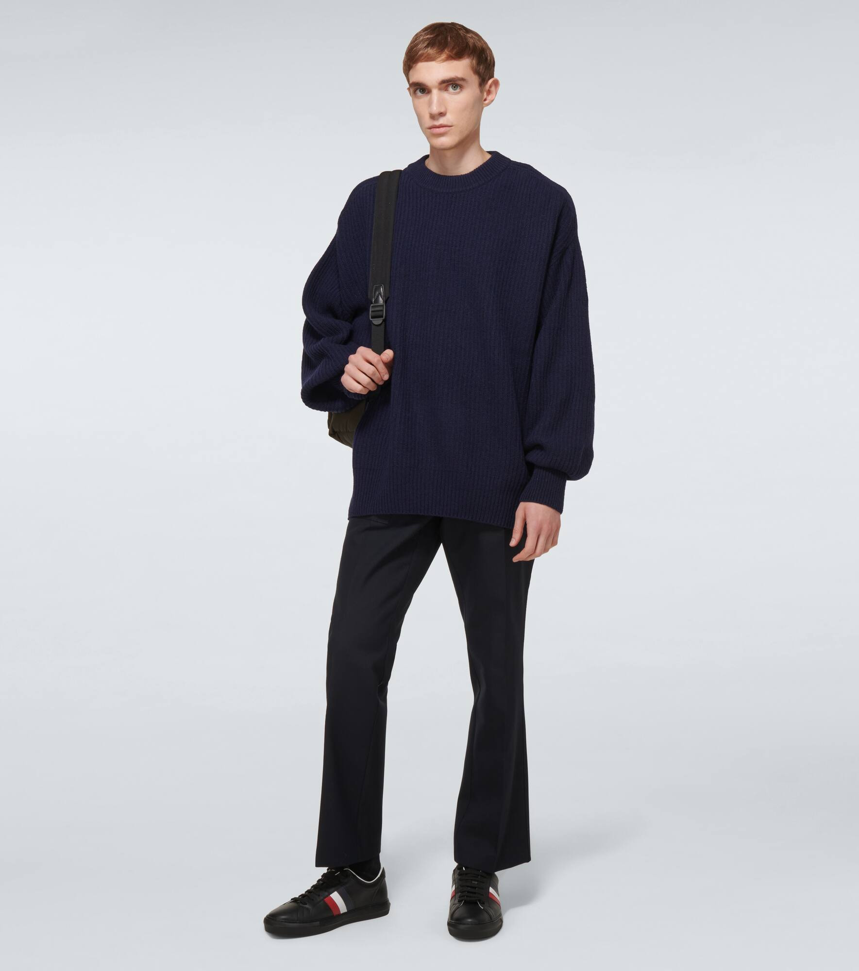 2 Moncler 1952 logo cashmere sweater - 2