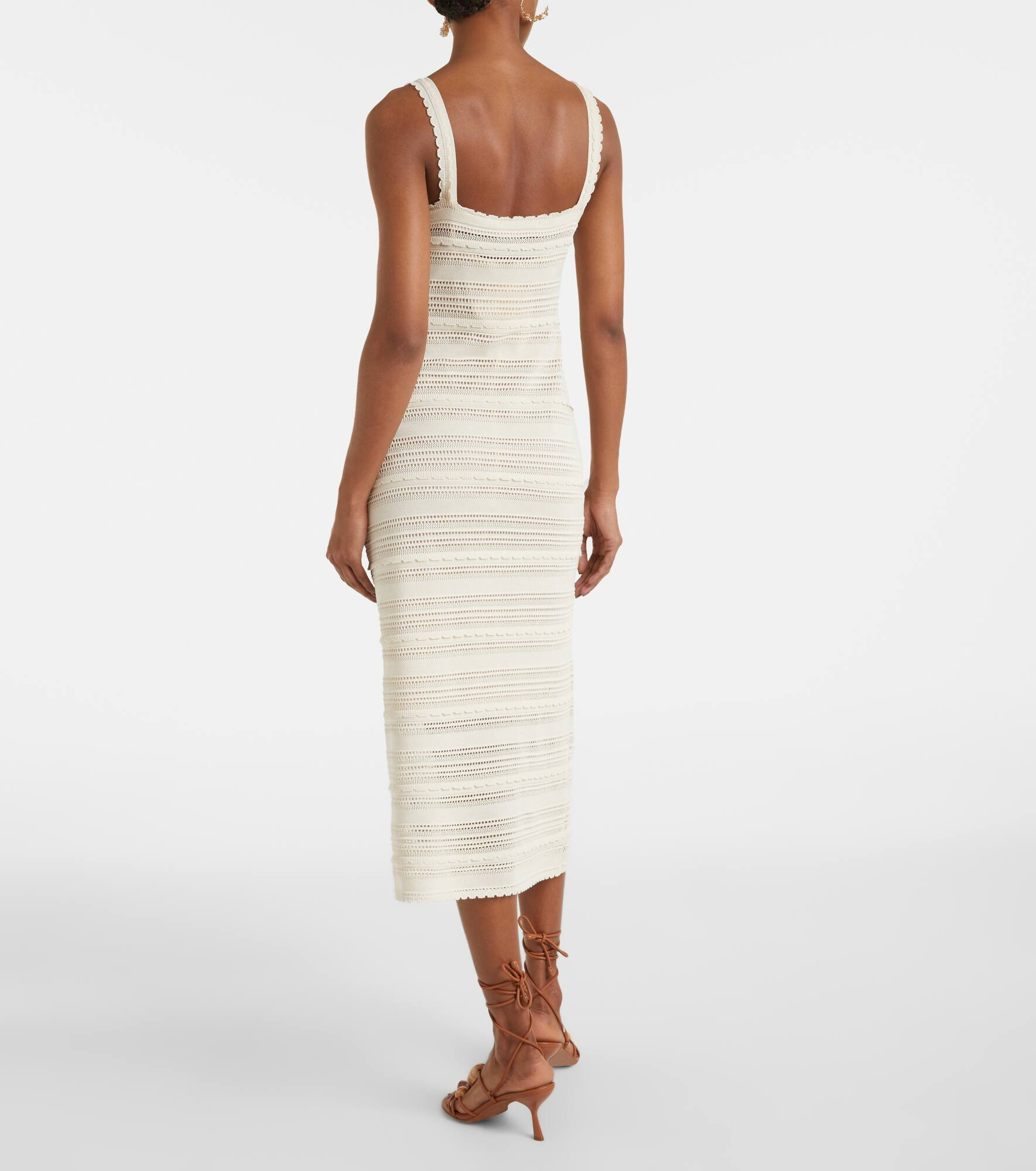 Lucky knitted midi dress - 3