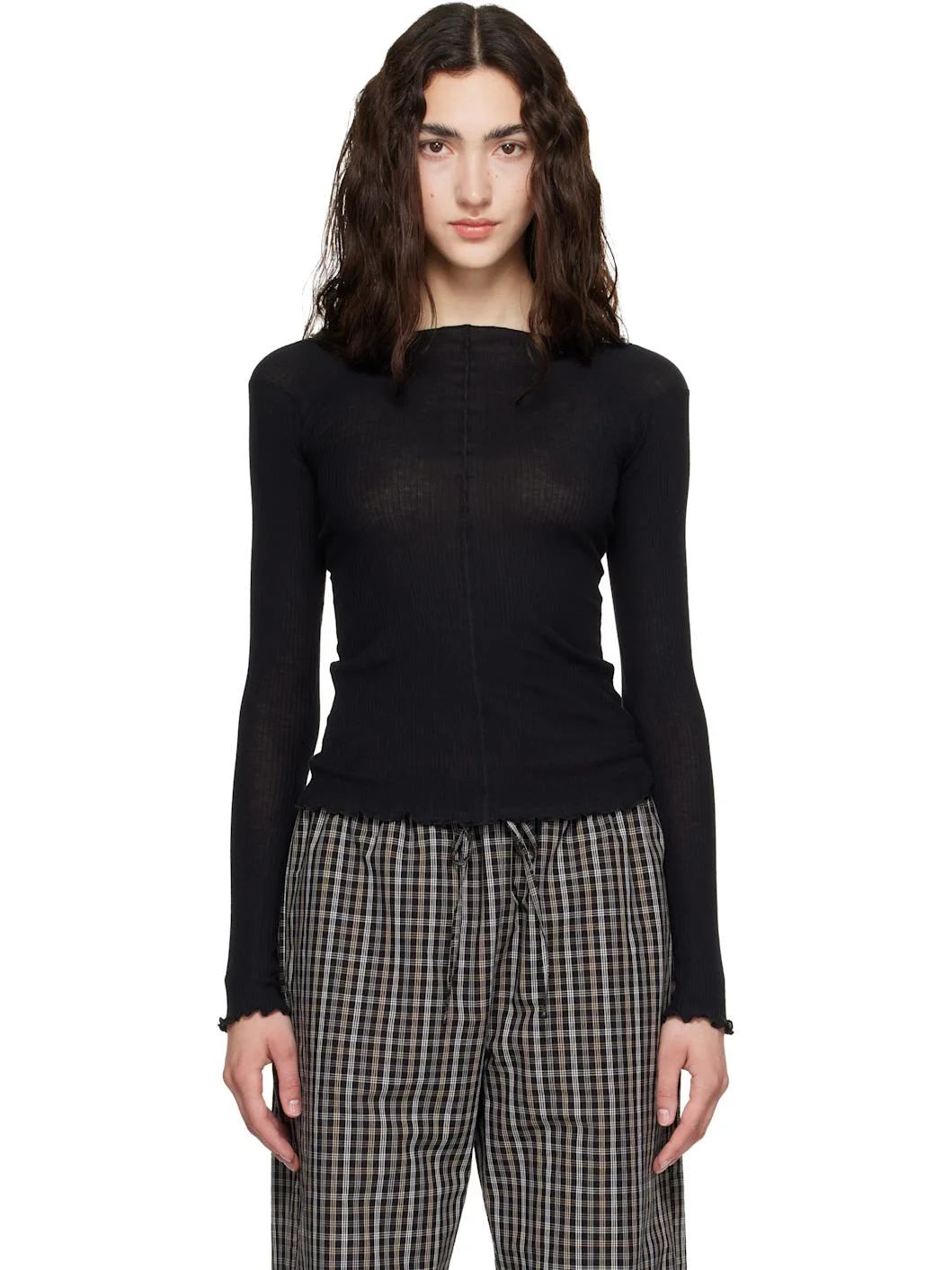 Black Pama Long Sleeve T-shirt - 1