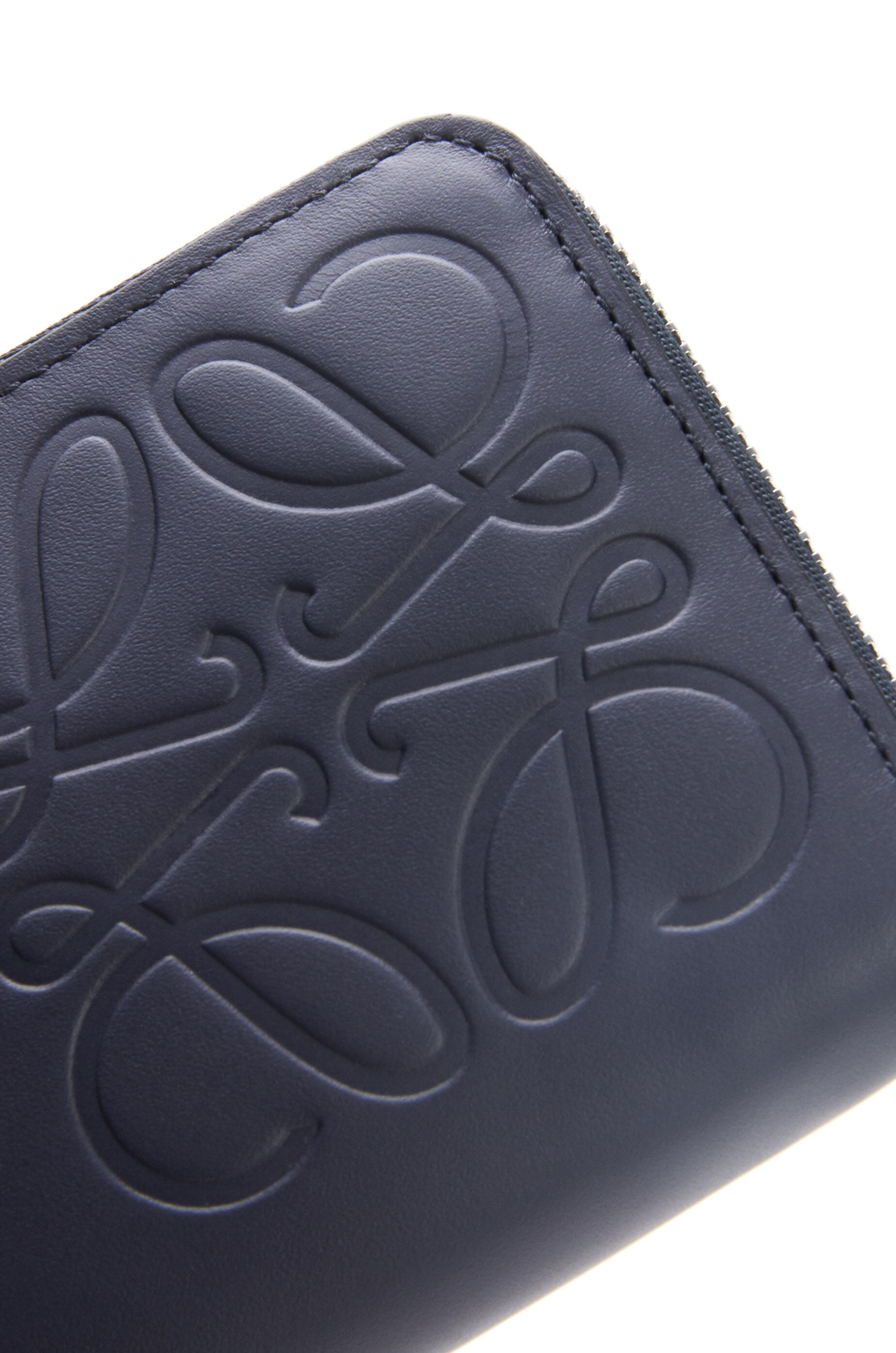 Brand zip six card holder in smooth calfskin - 5