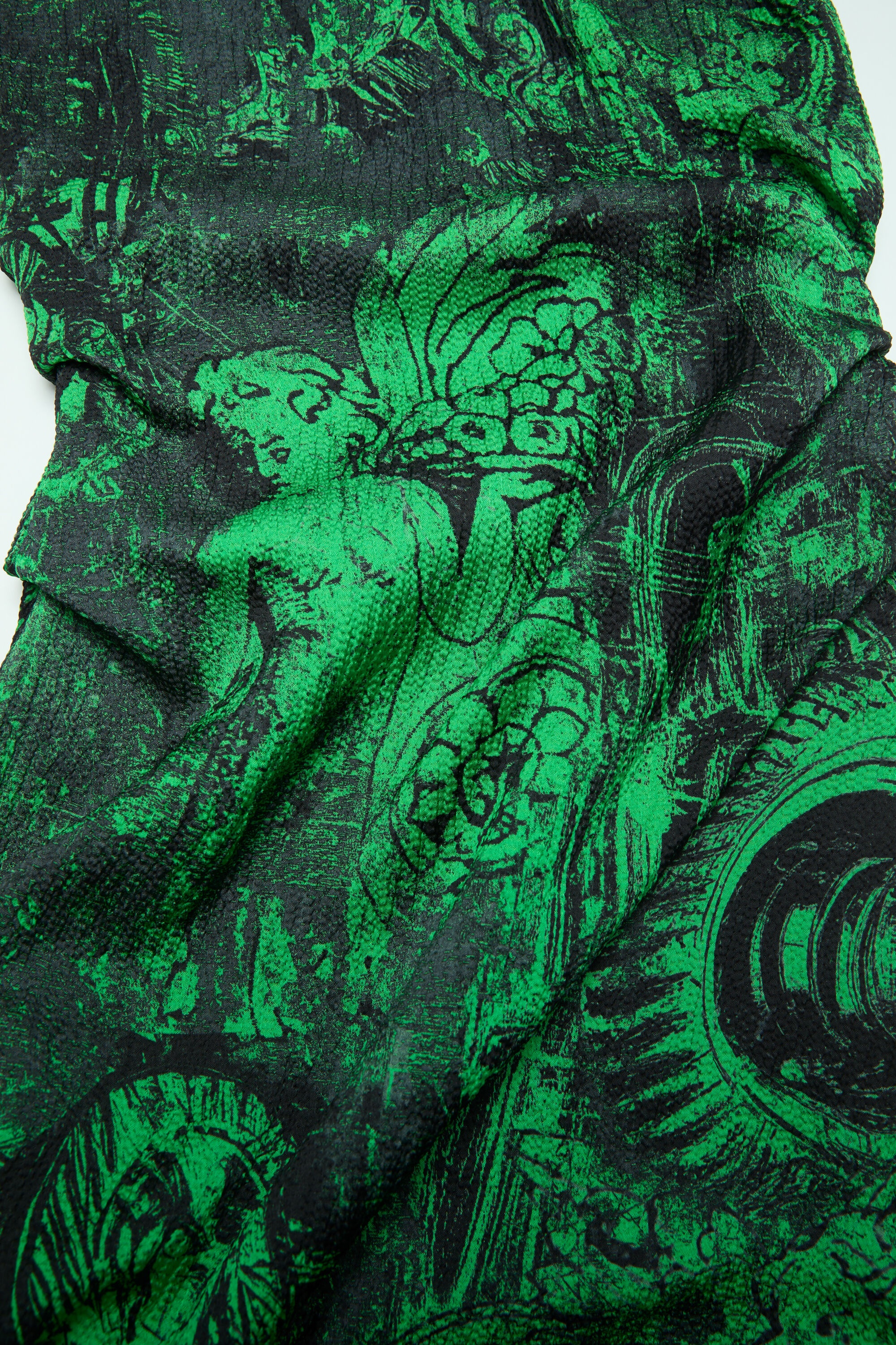Printed dress - Green - 6