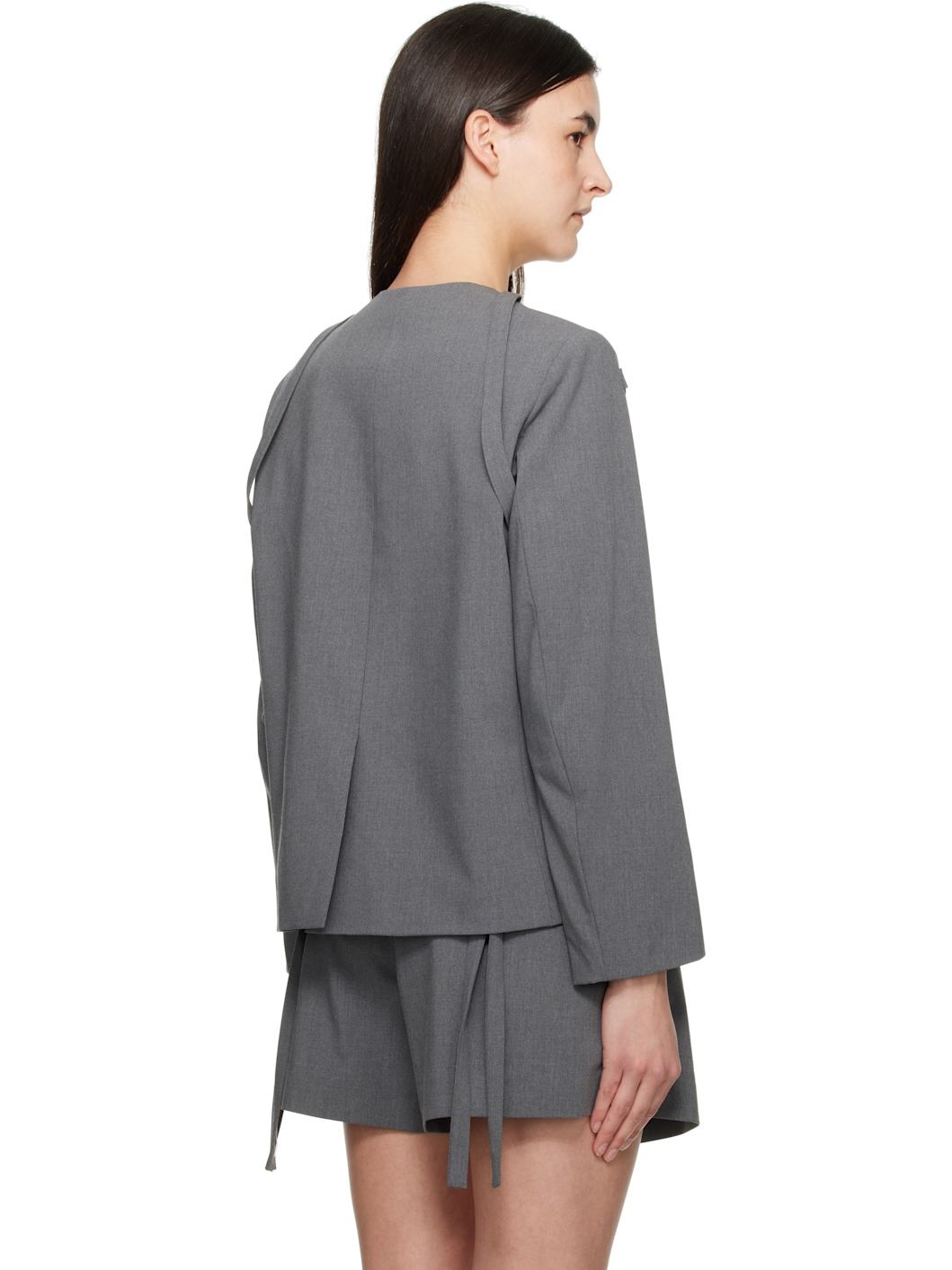 Gray Kallo Blazer - 3