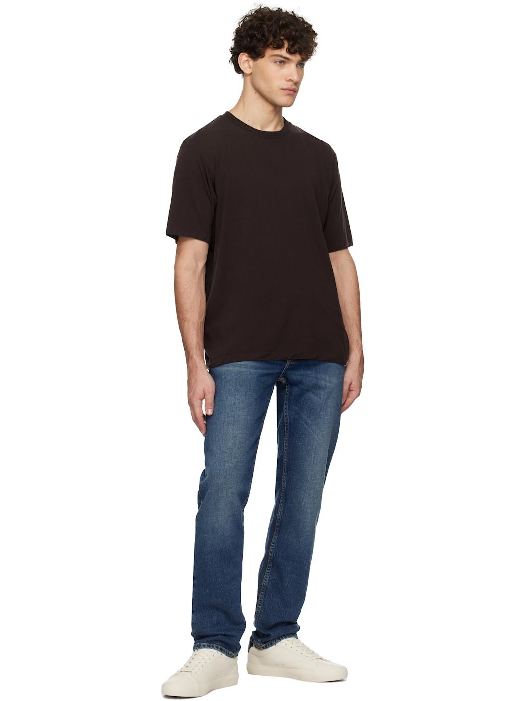 Blue Solid Ollie Jeans - 4