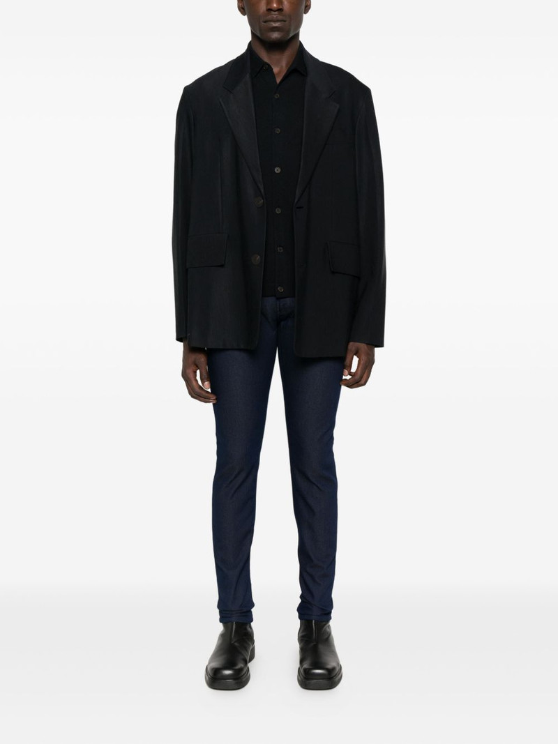 EMPORIO ARMANI button-front wool cardigan outlook