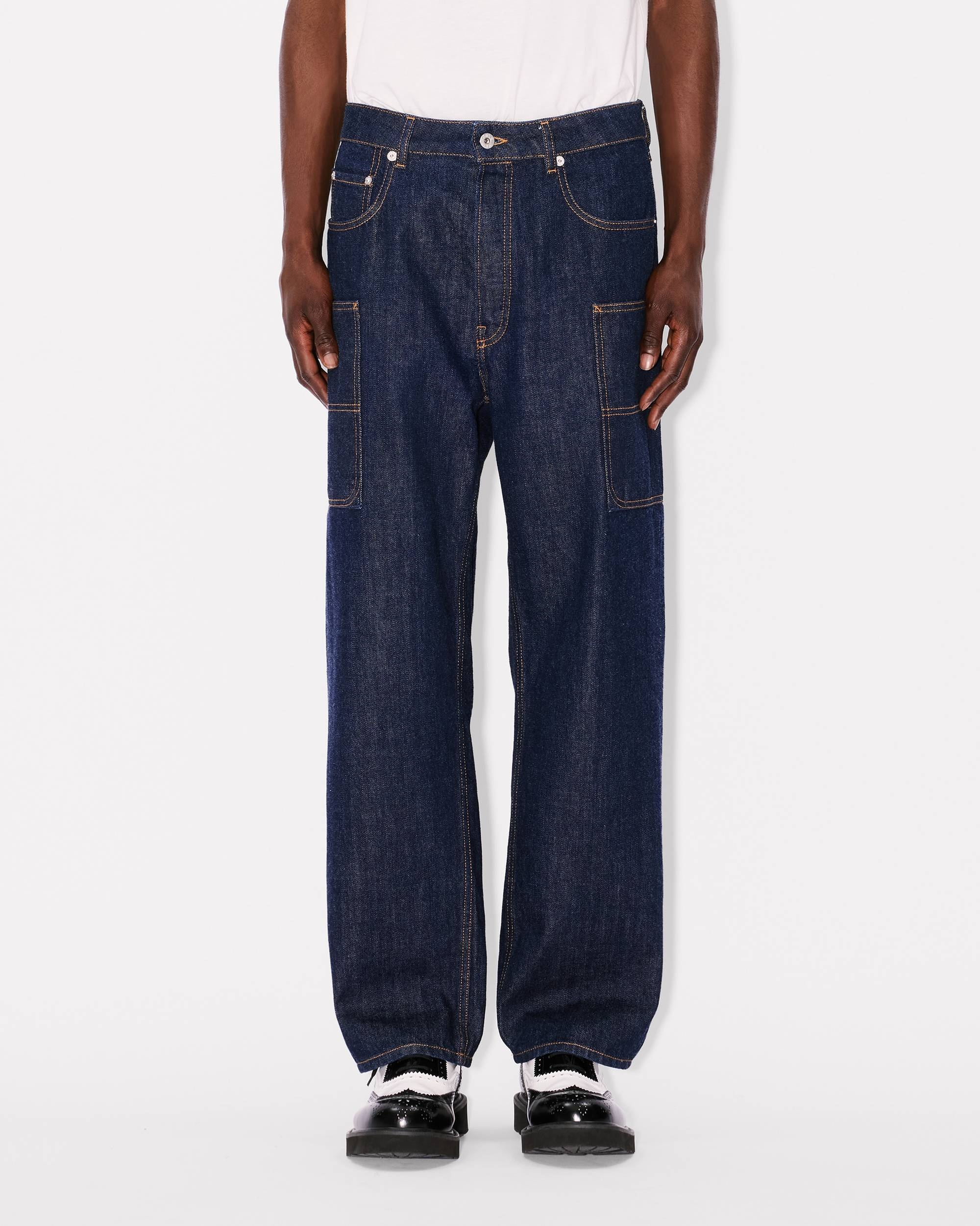 Cargo monkey fit jeans in Japanese denim - 3