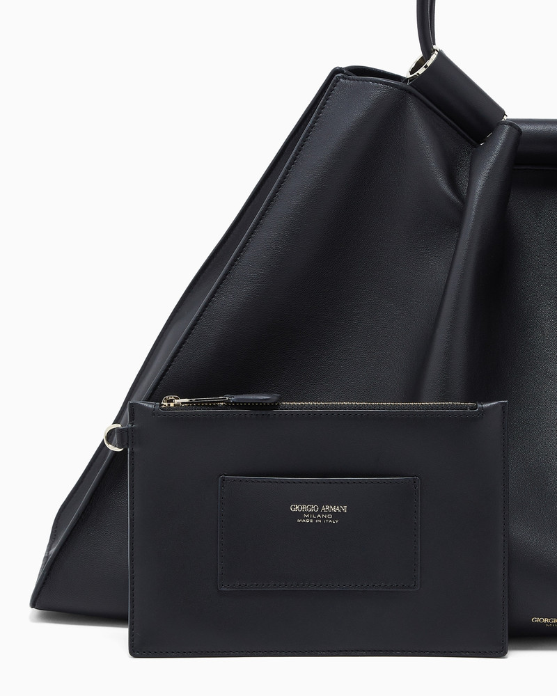 LARGE NAPPA LEATHER SHOPPER 5