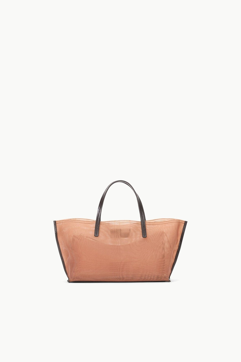 STAUD CHRISTOS MINI MESH TOTE CAMEL 1