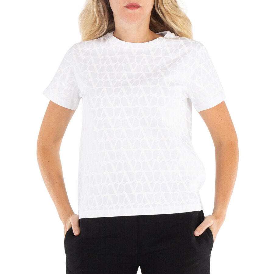 Valentino Toile Iconograph Vlogo T-Shirt - 3