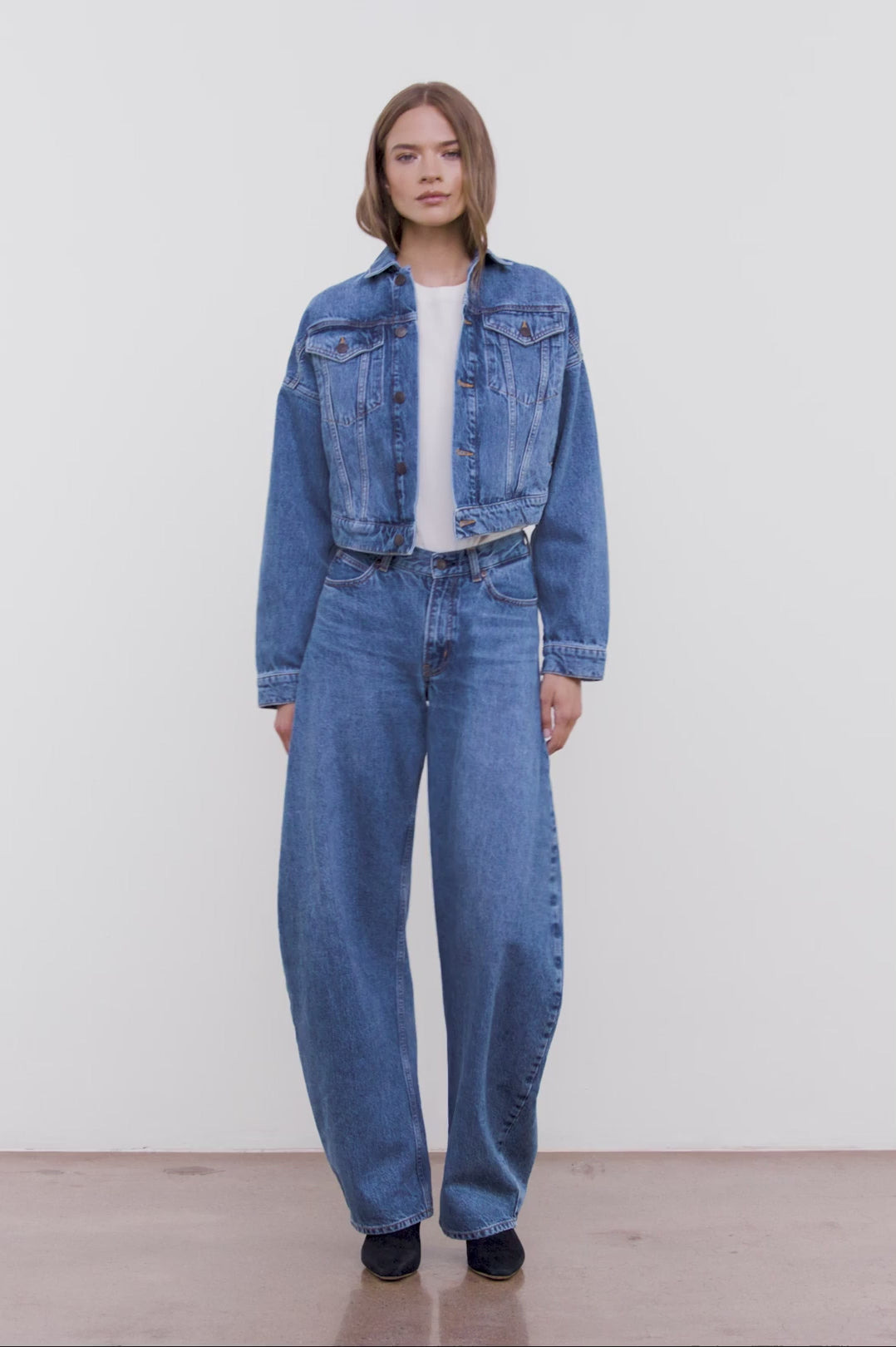 STAUD GLEN DENIM JACKET VINTAGE WASH - 8