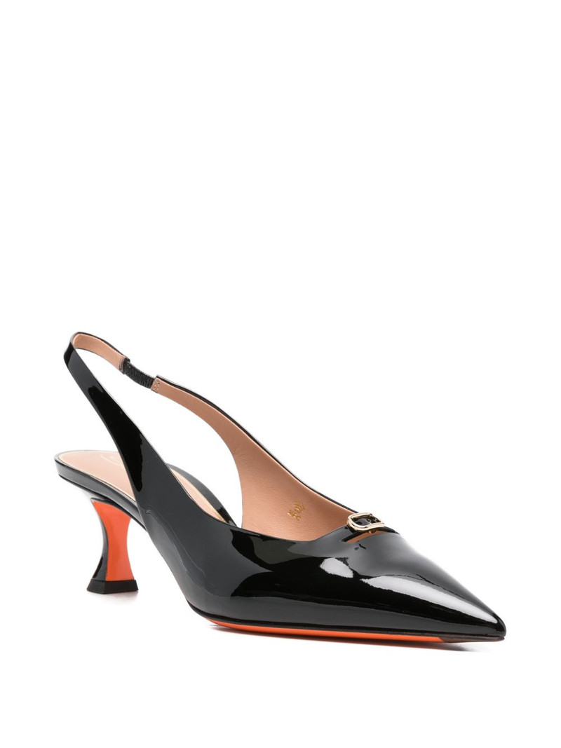 Santoni point-toe slingback pumps outlook