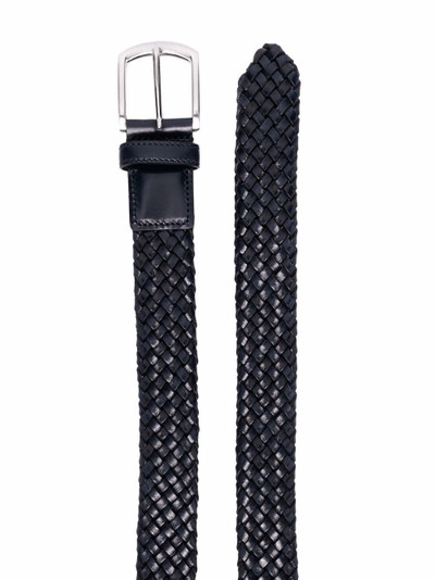 Canali woven buckle belt outlook