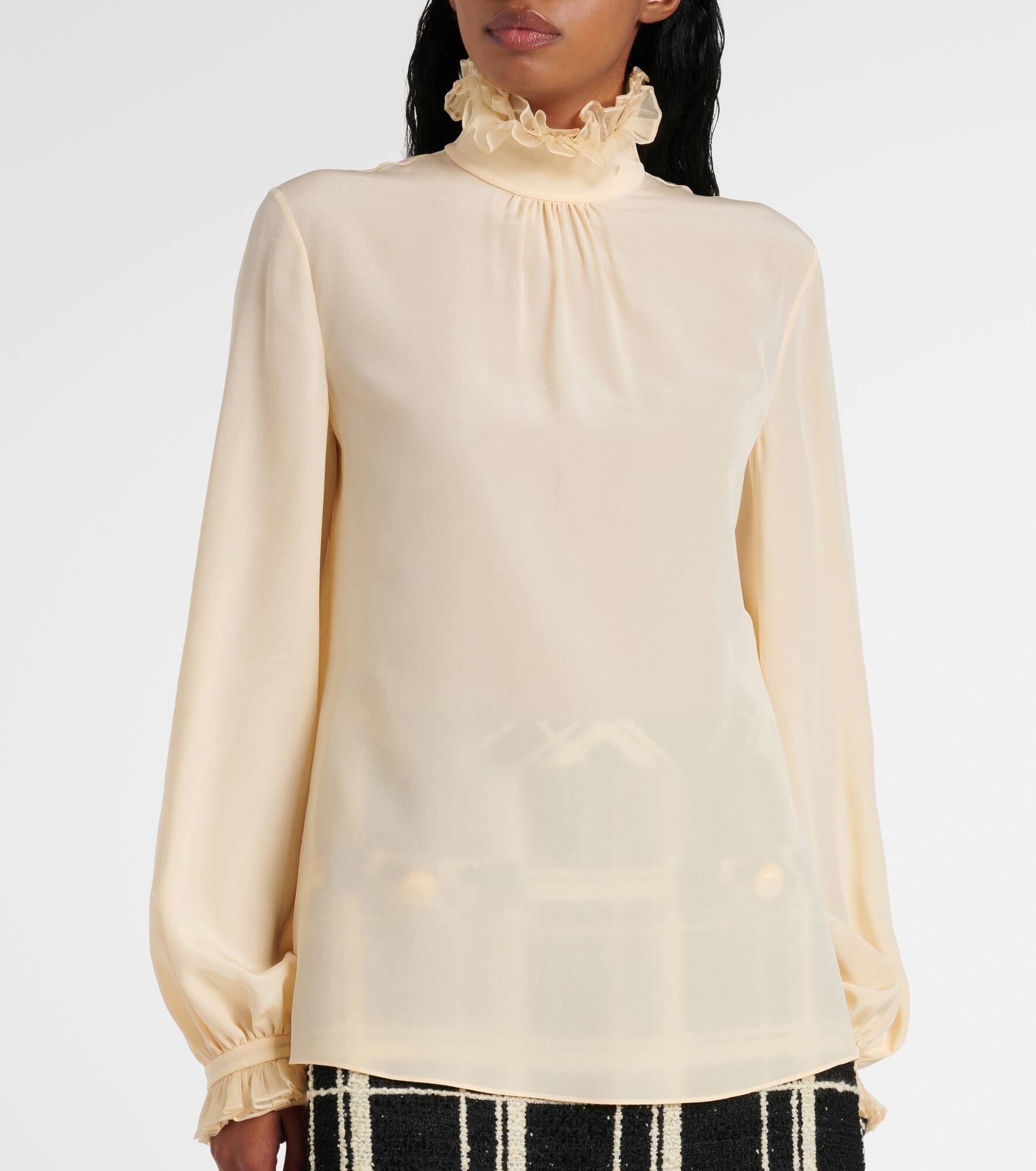 Silk crêpe de chine shirt - 6